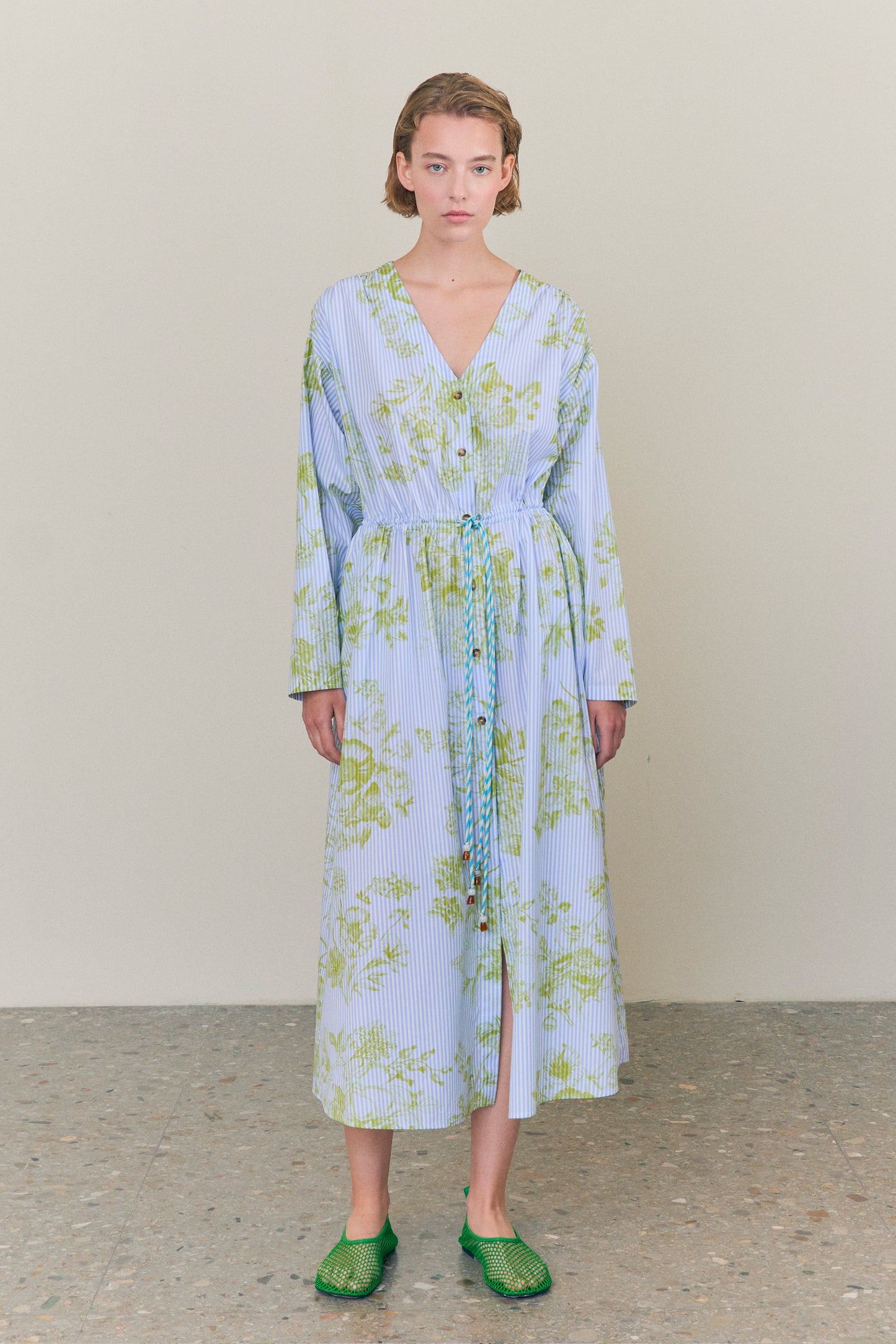 POPLIN DRESS YELLOW