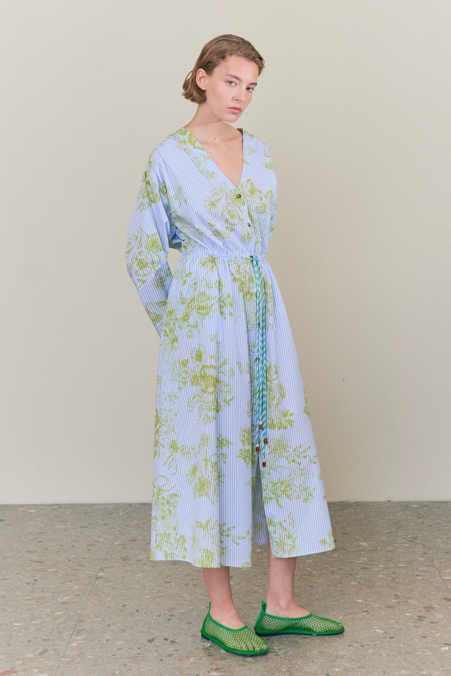 POPLIN DRESS YELLOW