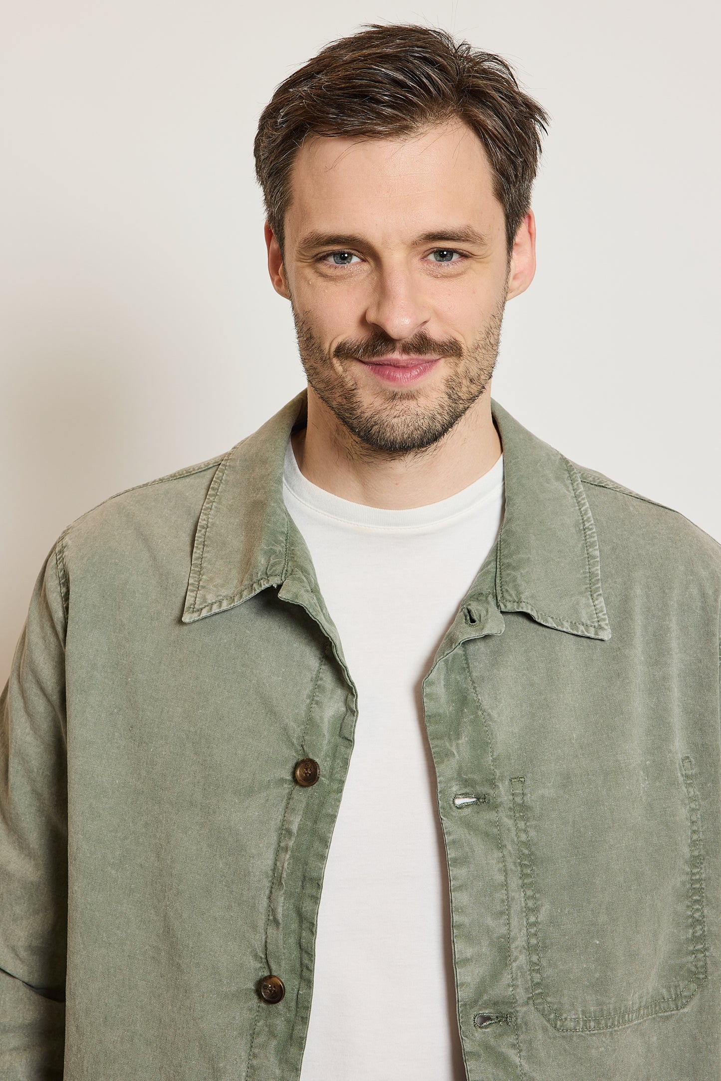 COTTON & LINEN JACKET SAGE