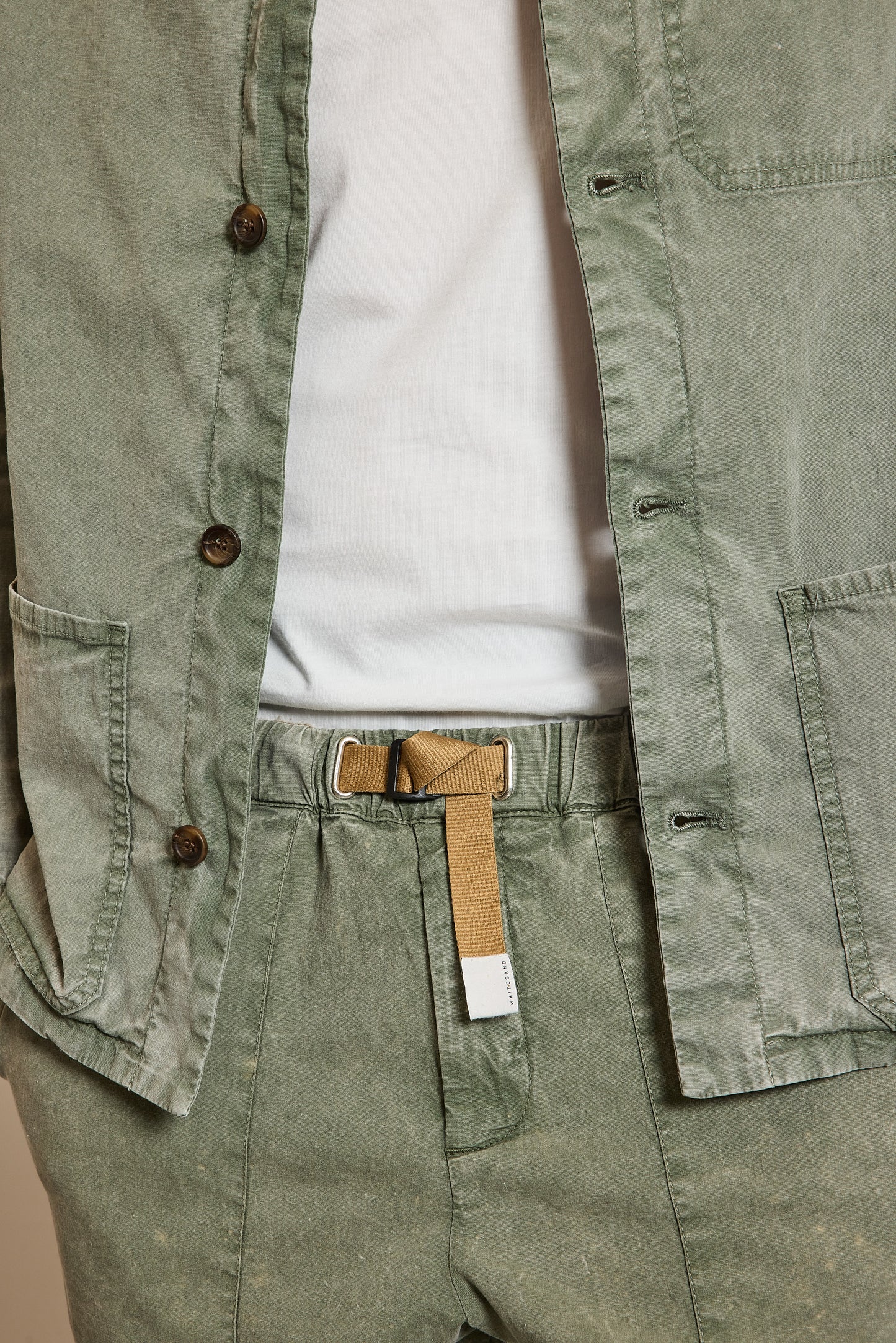 COTTON & LINEN JACKET SAGE