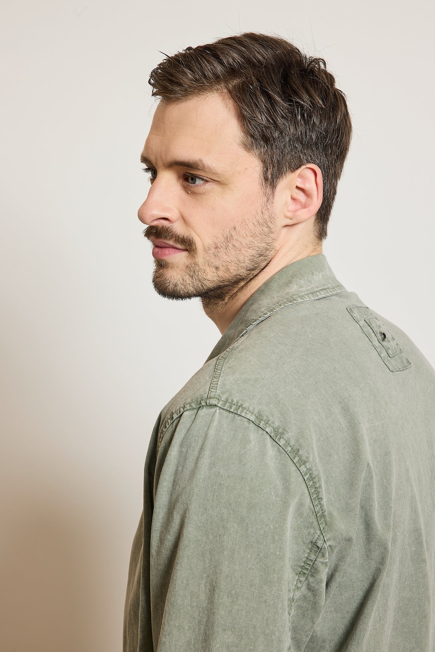 COTTON & LINEN JACKET SAGE
