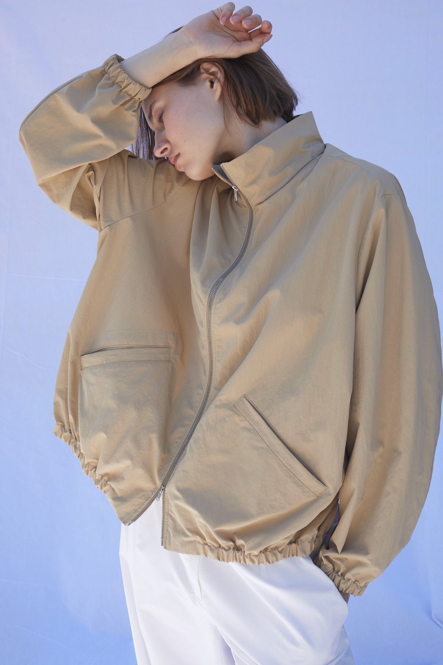 WATER-REPELLENT JACKET BEIGE