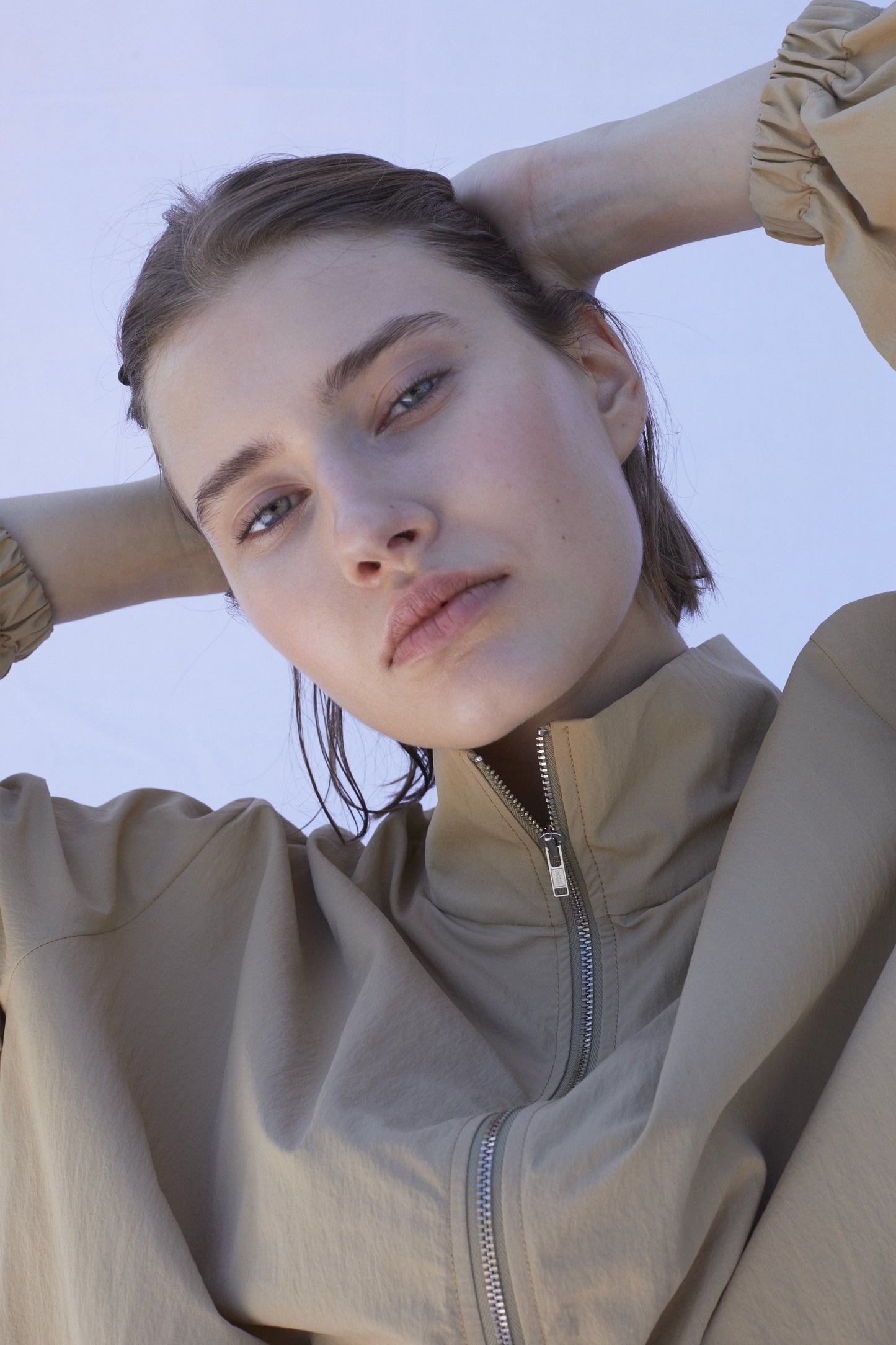 WATER-REPELLENT JACKET BEIGE