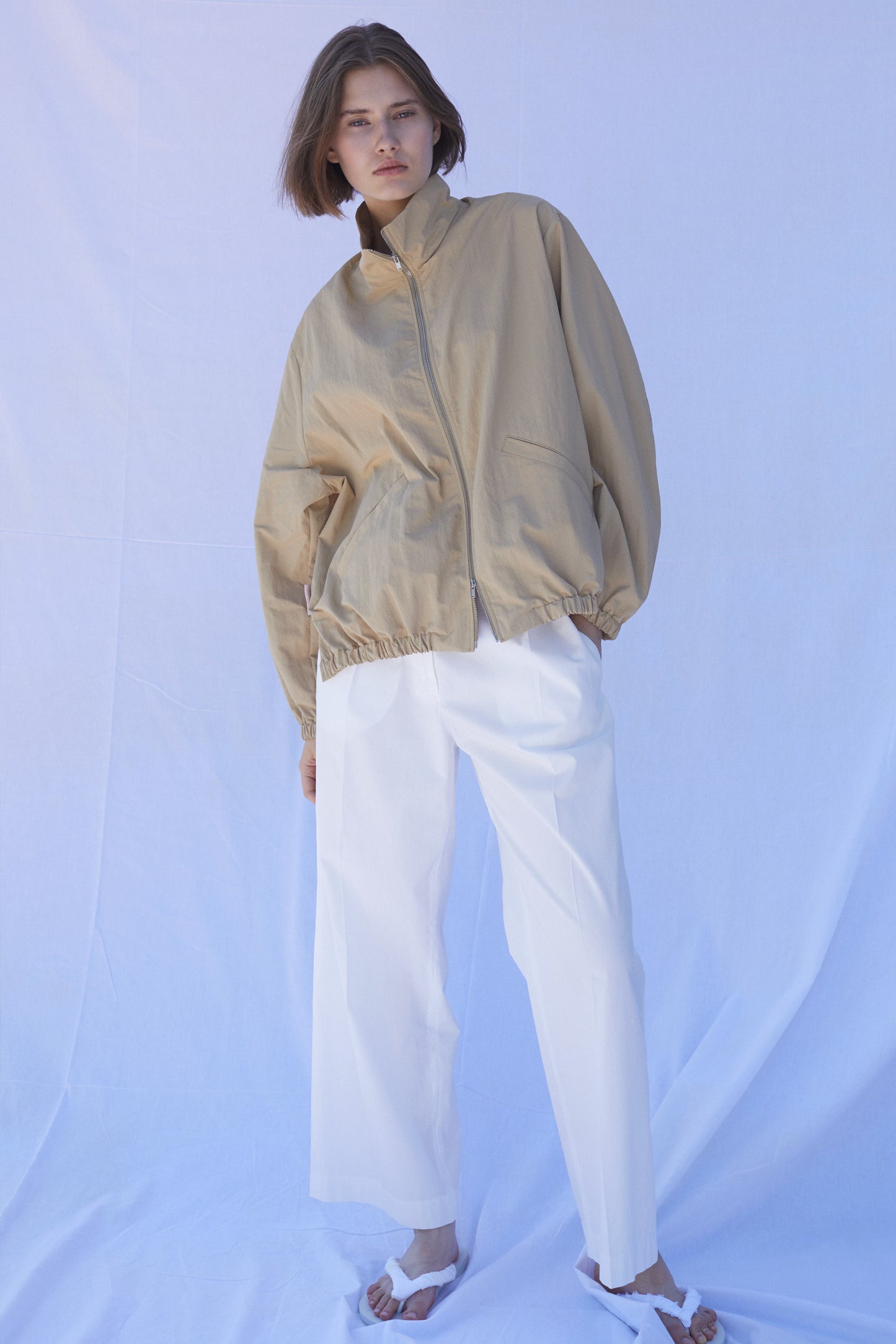 WATER-REPELLENT JACKET BEIGE