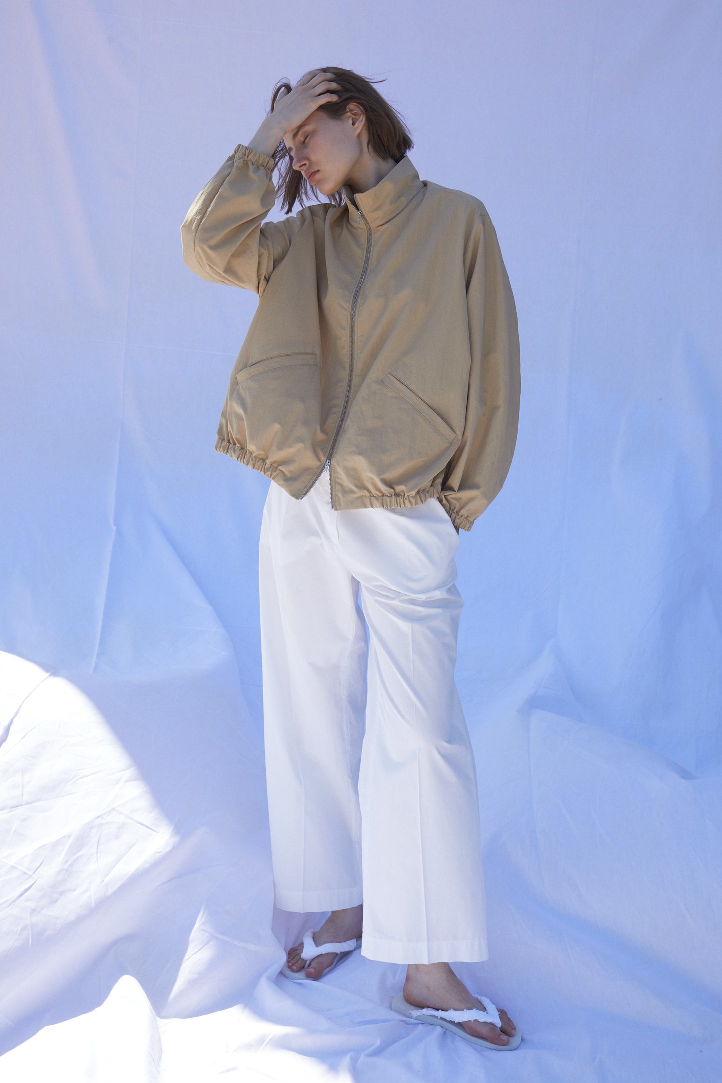 WATER-REPELLENT JACKET BEIGE