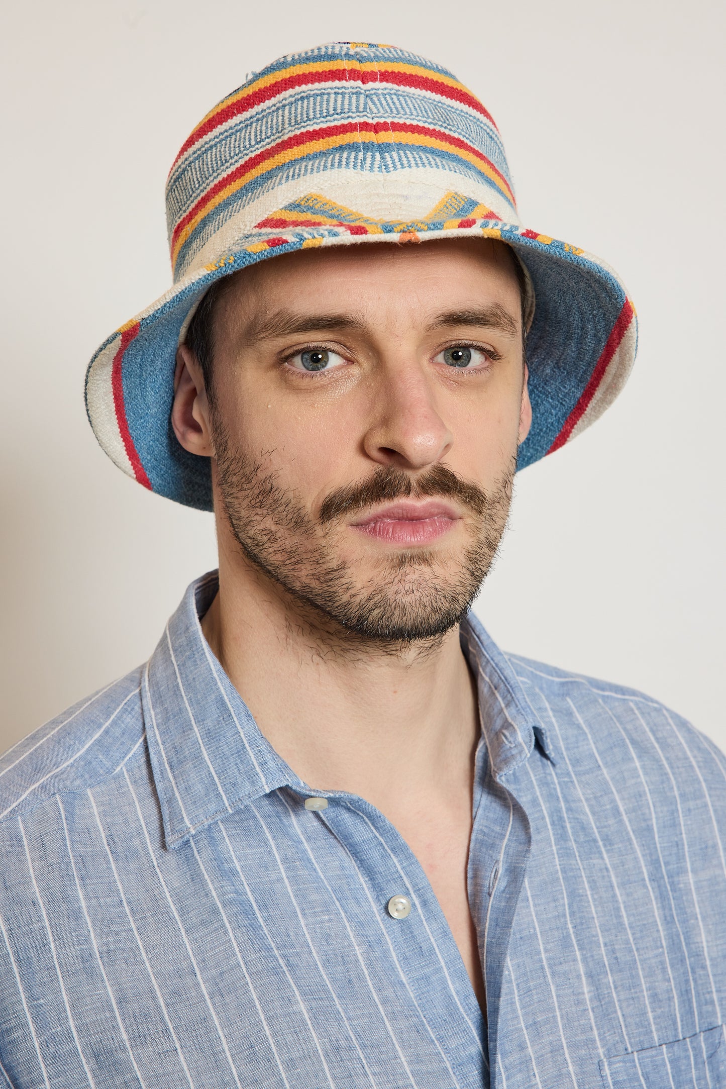 STRIPED BUCKET HAT MULTICOLOR