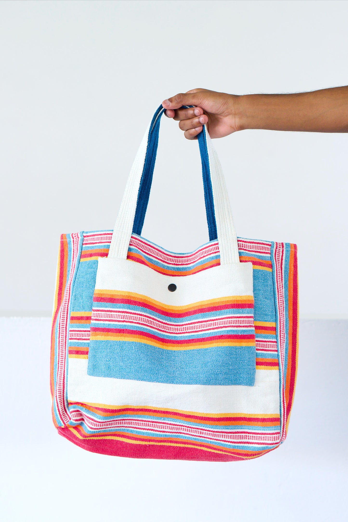 SAC À RAYURES MULTICOLORE