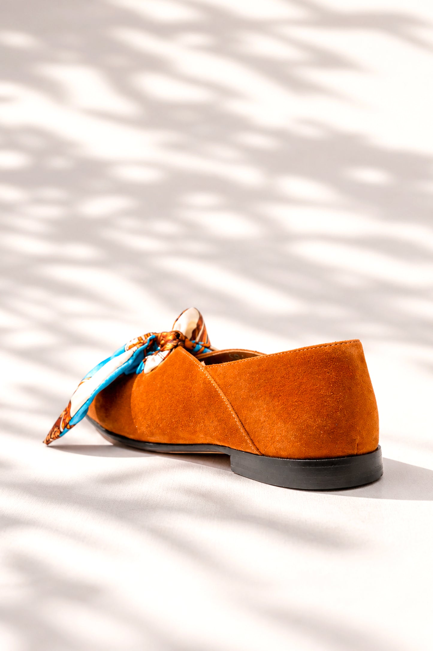 BALLERINES FOULARD COGNAC