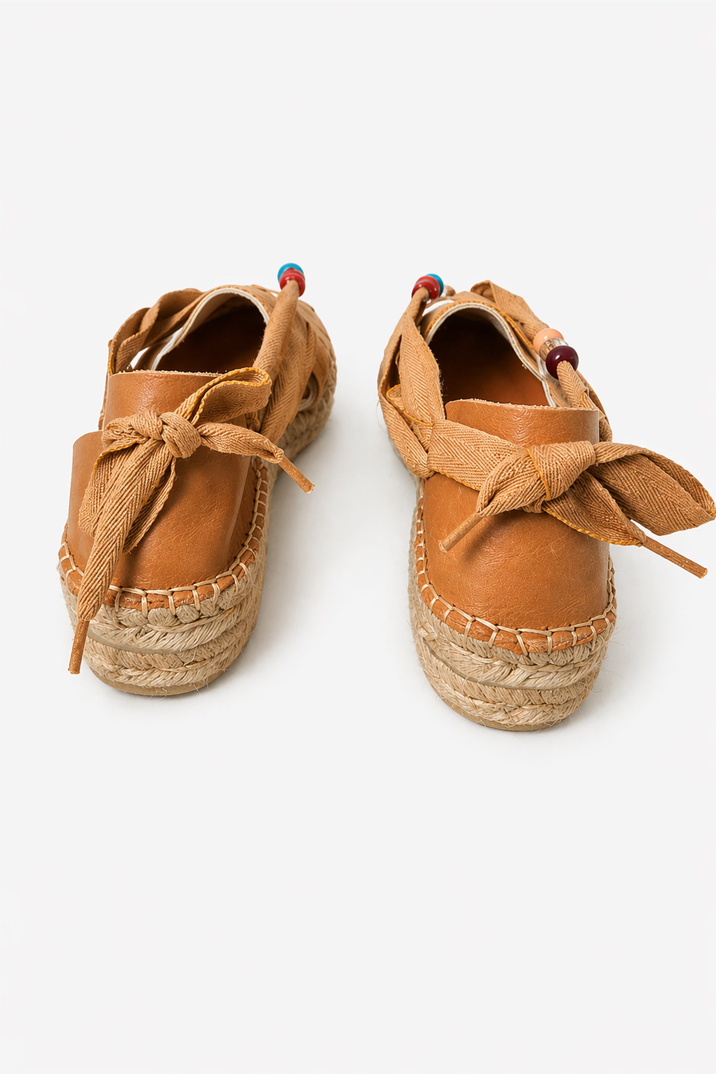 BEADED ESPADRILLES BEIGE