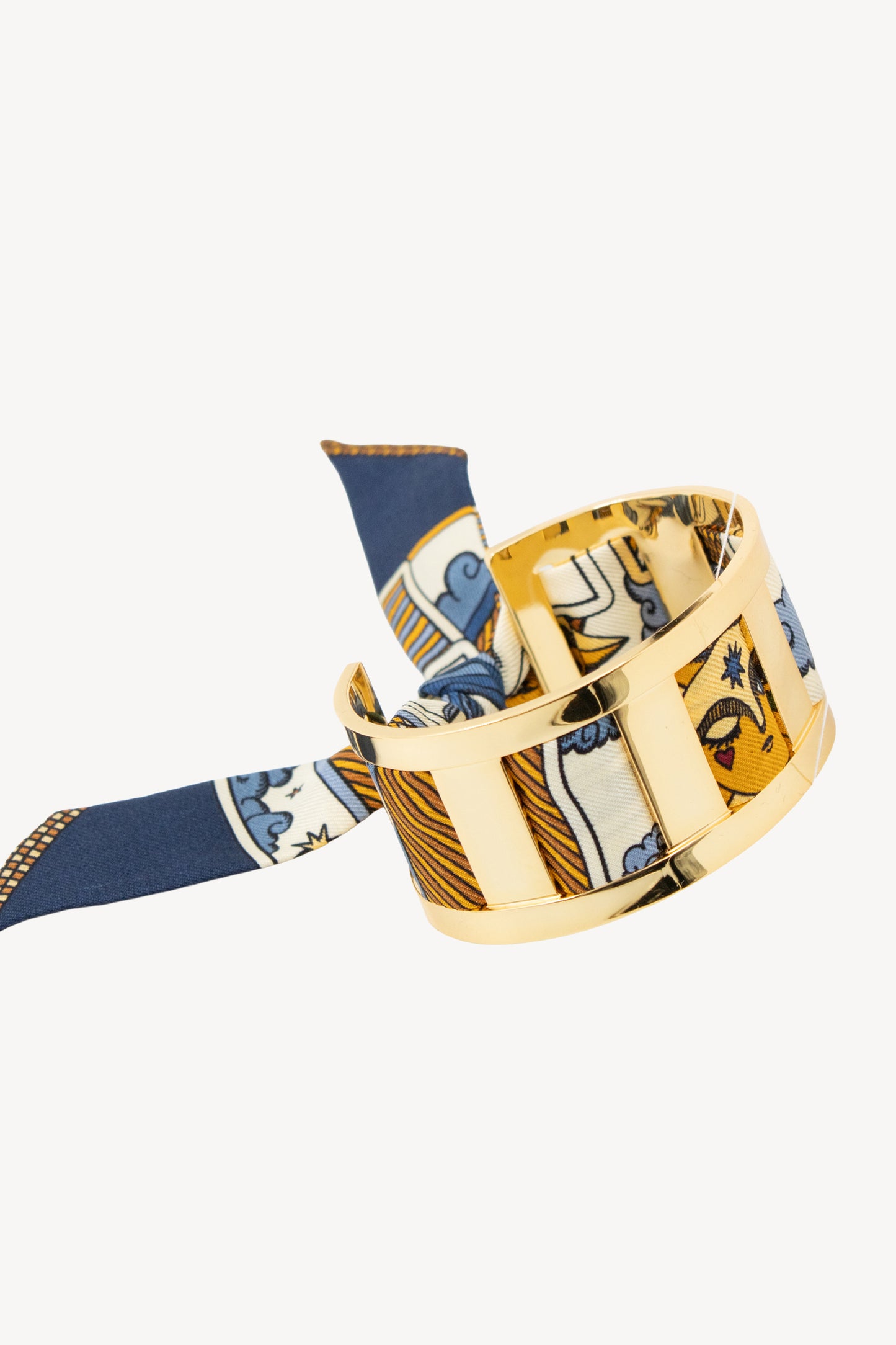 MAXI SILK BRACELET blue