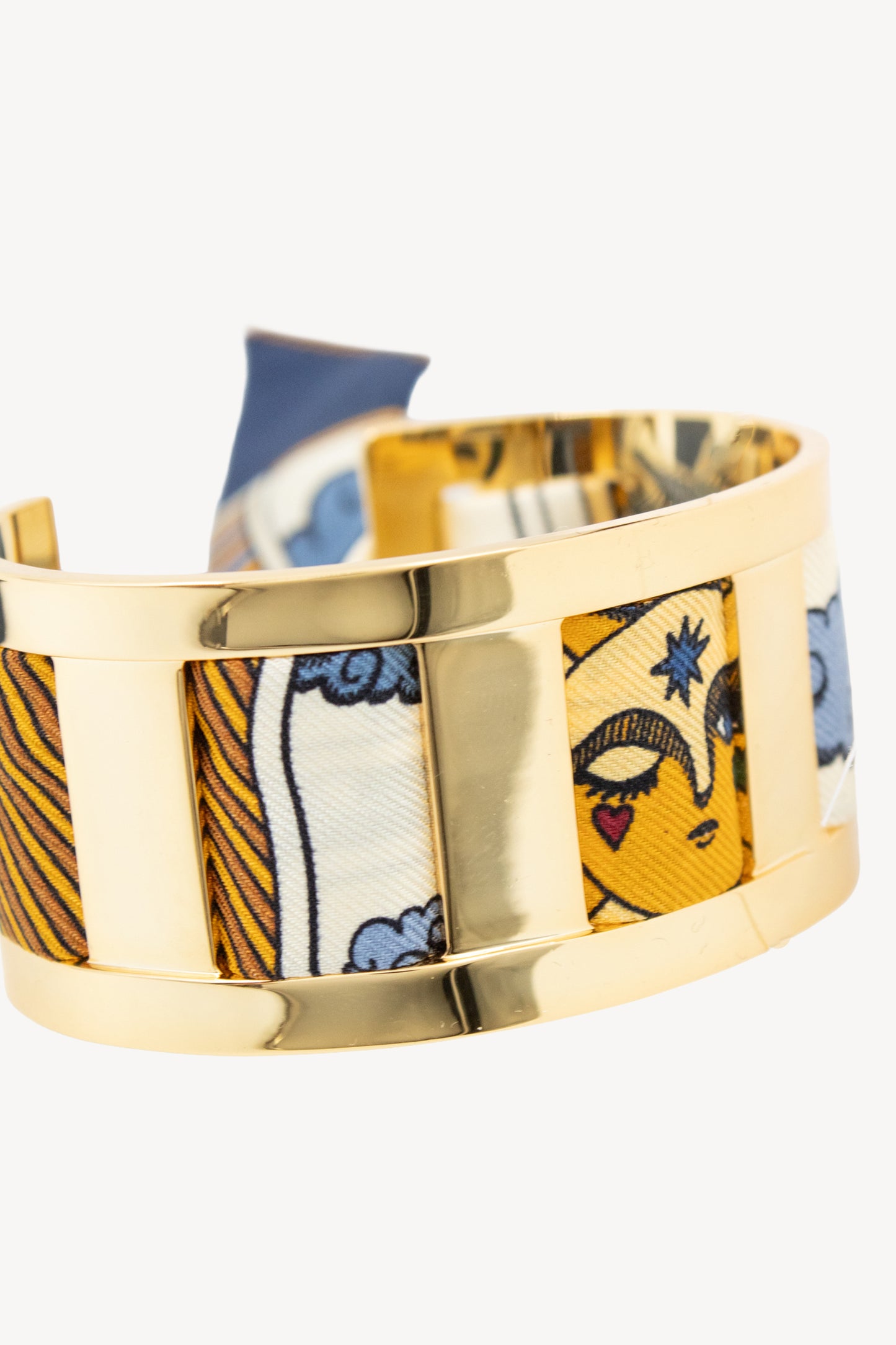 MAXI SILK BRACELET blue