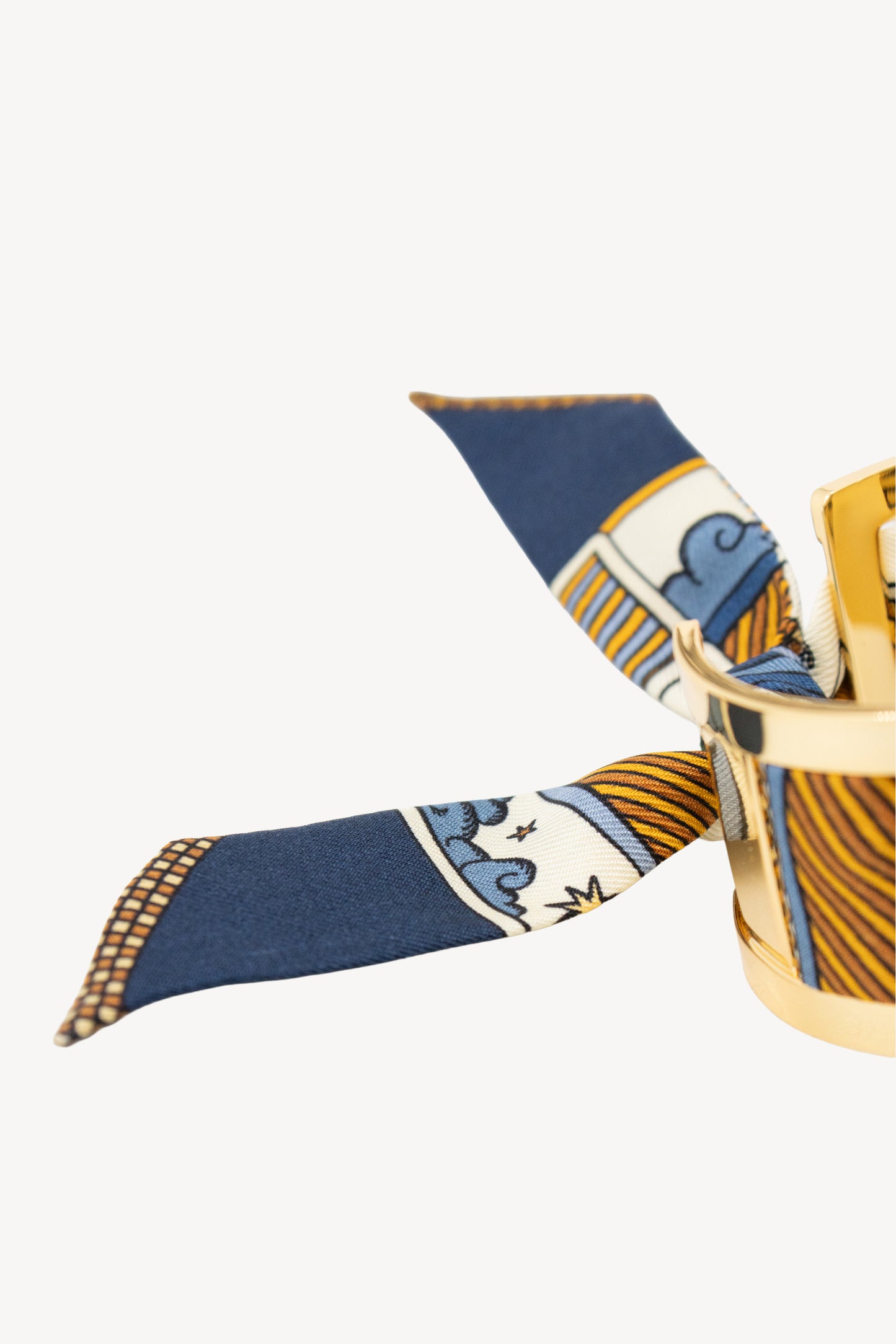 MAXI SILK BRACELET blue