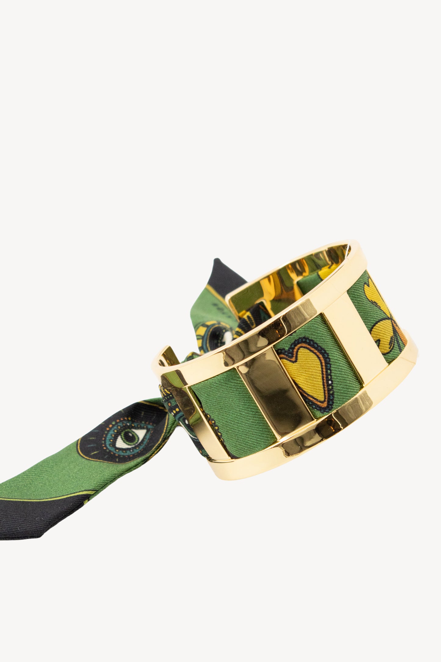 MAXI SILK BRACELET khaki