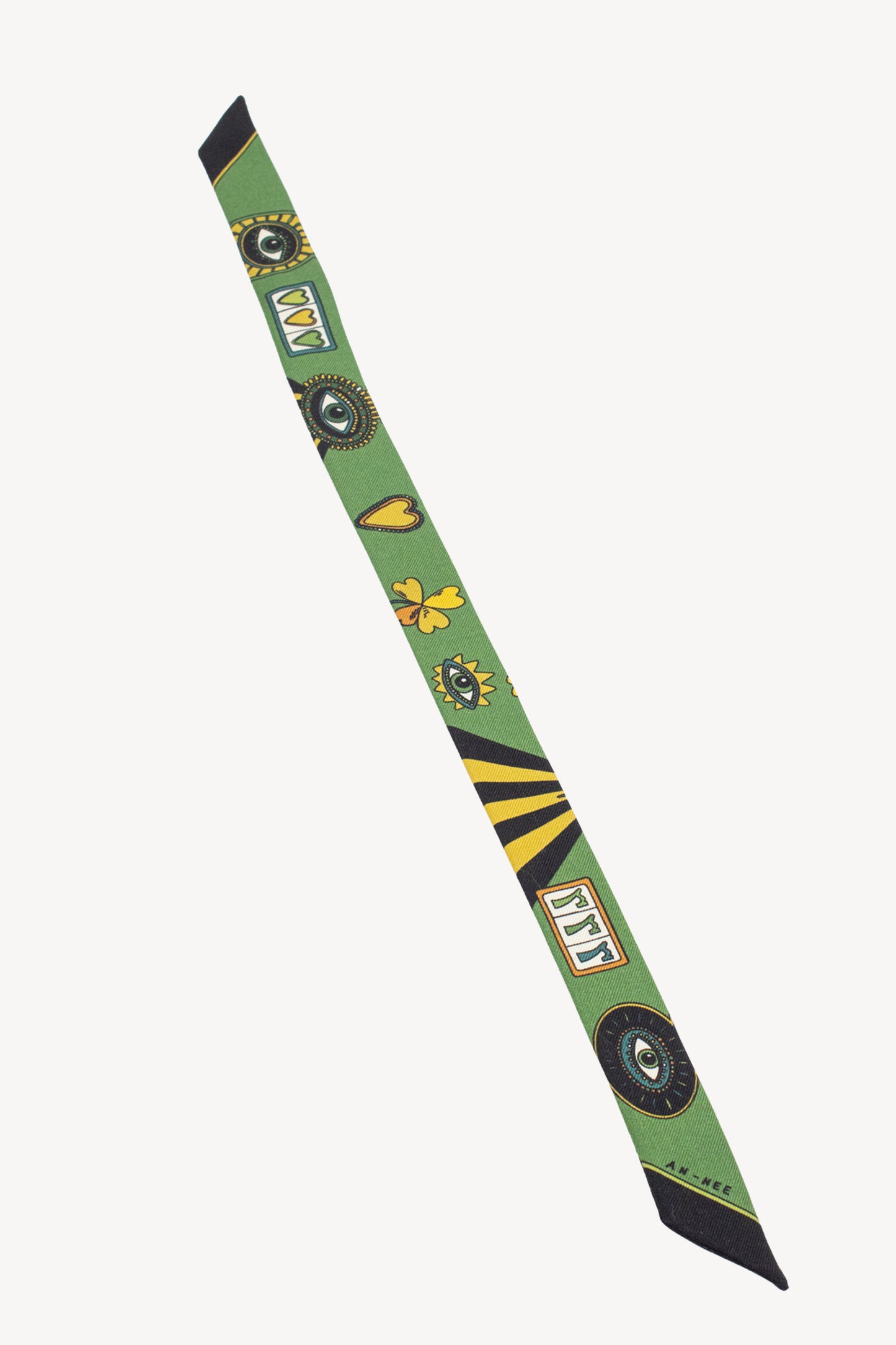 MAXI SILK BRACELET khaki