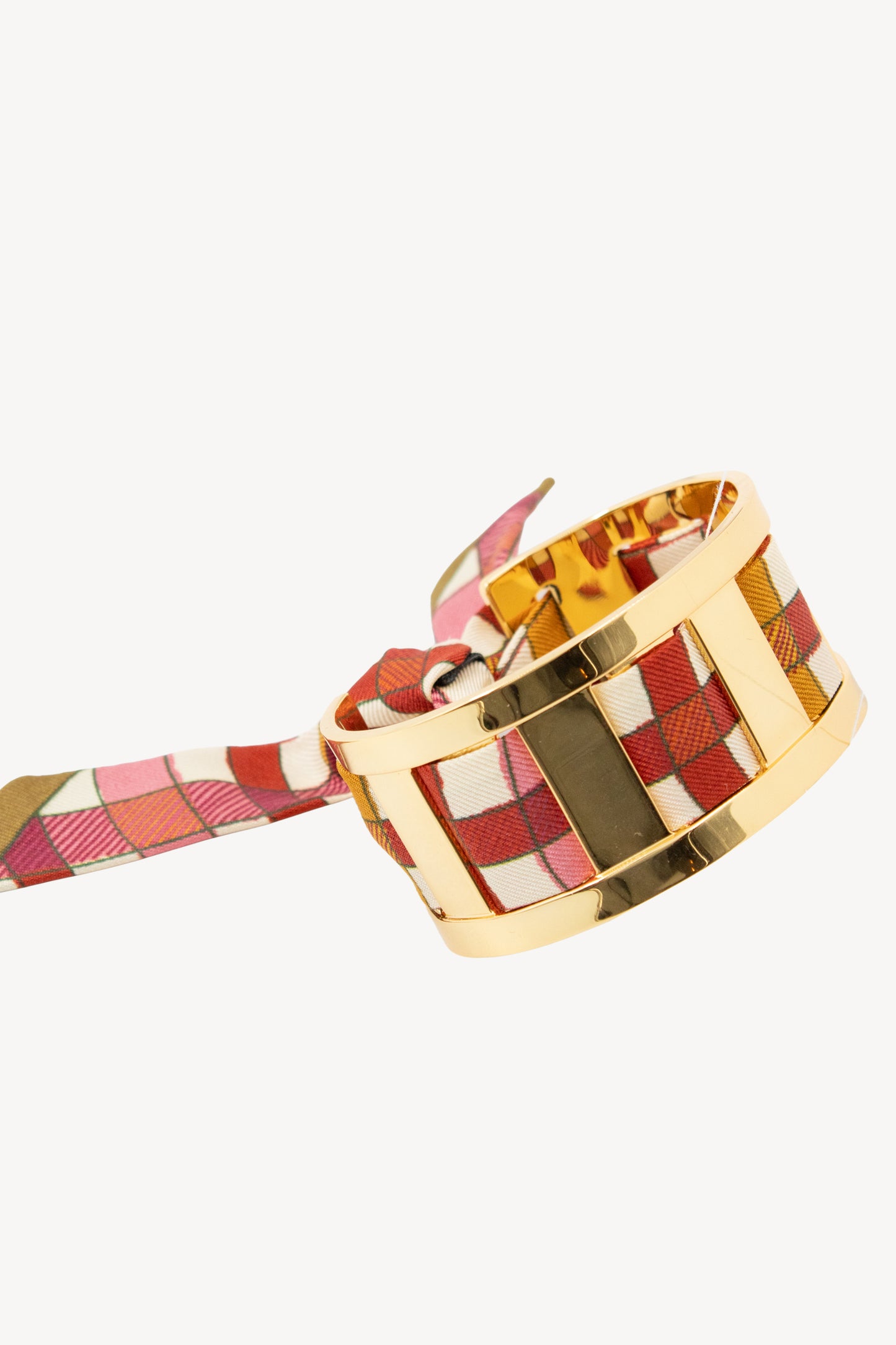 MAXI SILK BRACELET pink