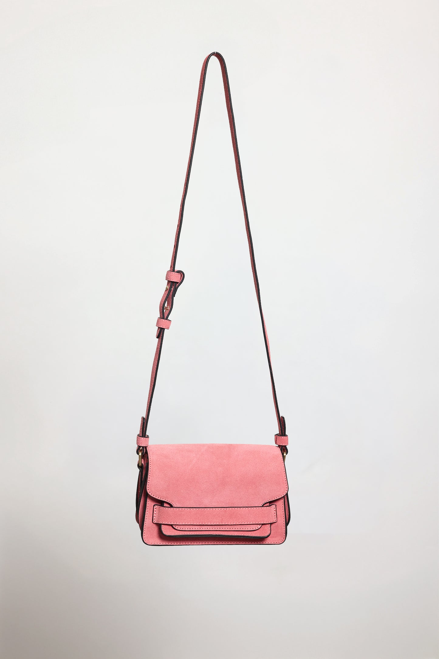 SMALL BAG WITH FLAPS CORAL PINK
