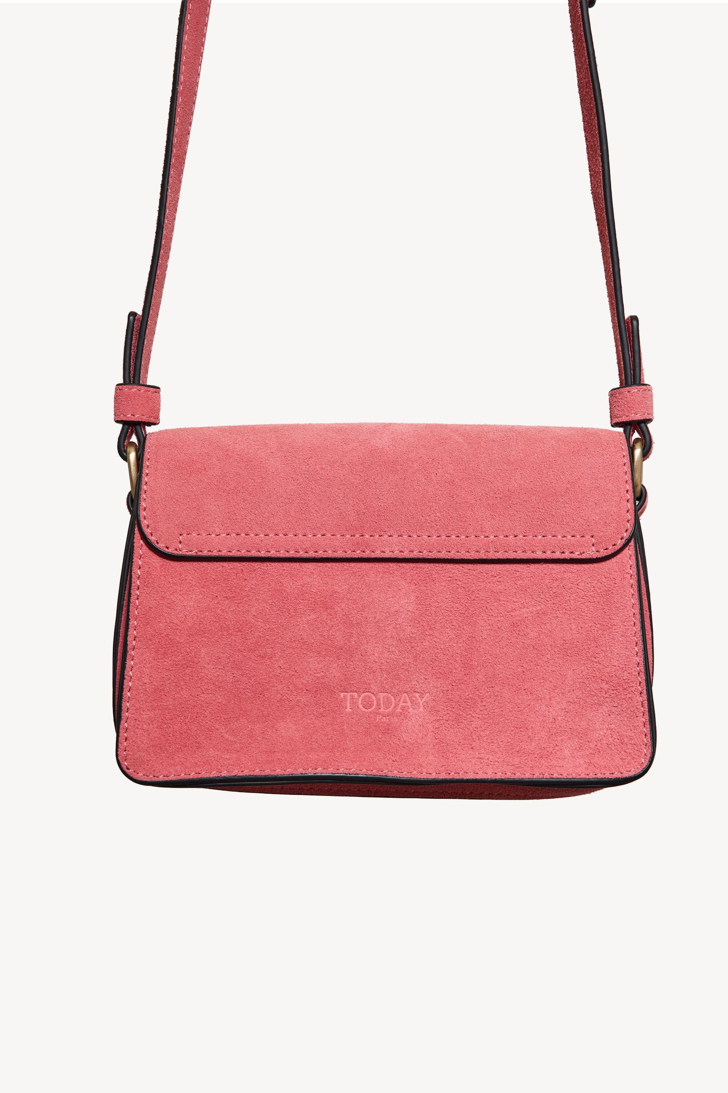 SMALL BAG WITH FLAPS CORAL PINK