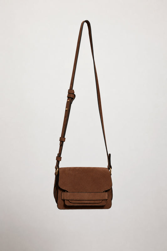 MINI SAC À RABAT CARAMEL