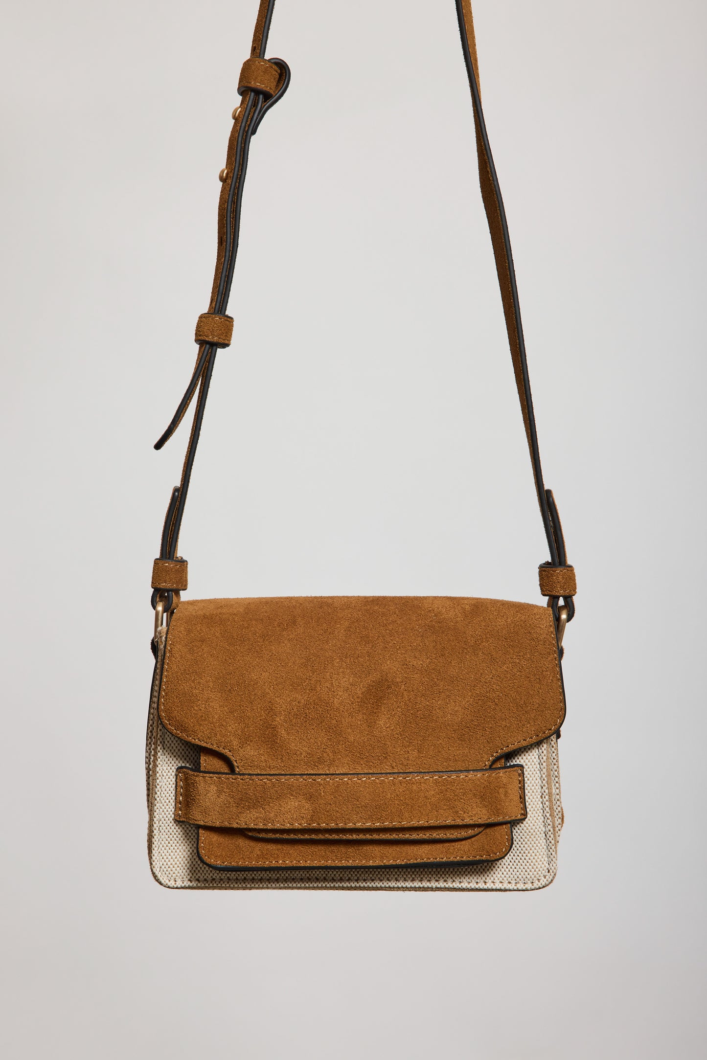 SMALL BAG WITH FLAPS BICOLORED