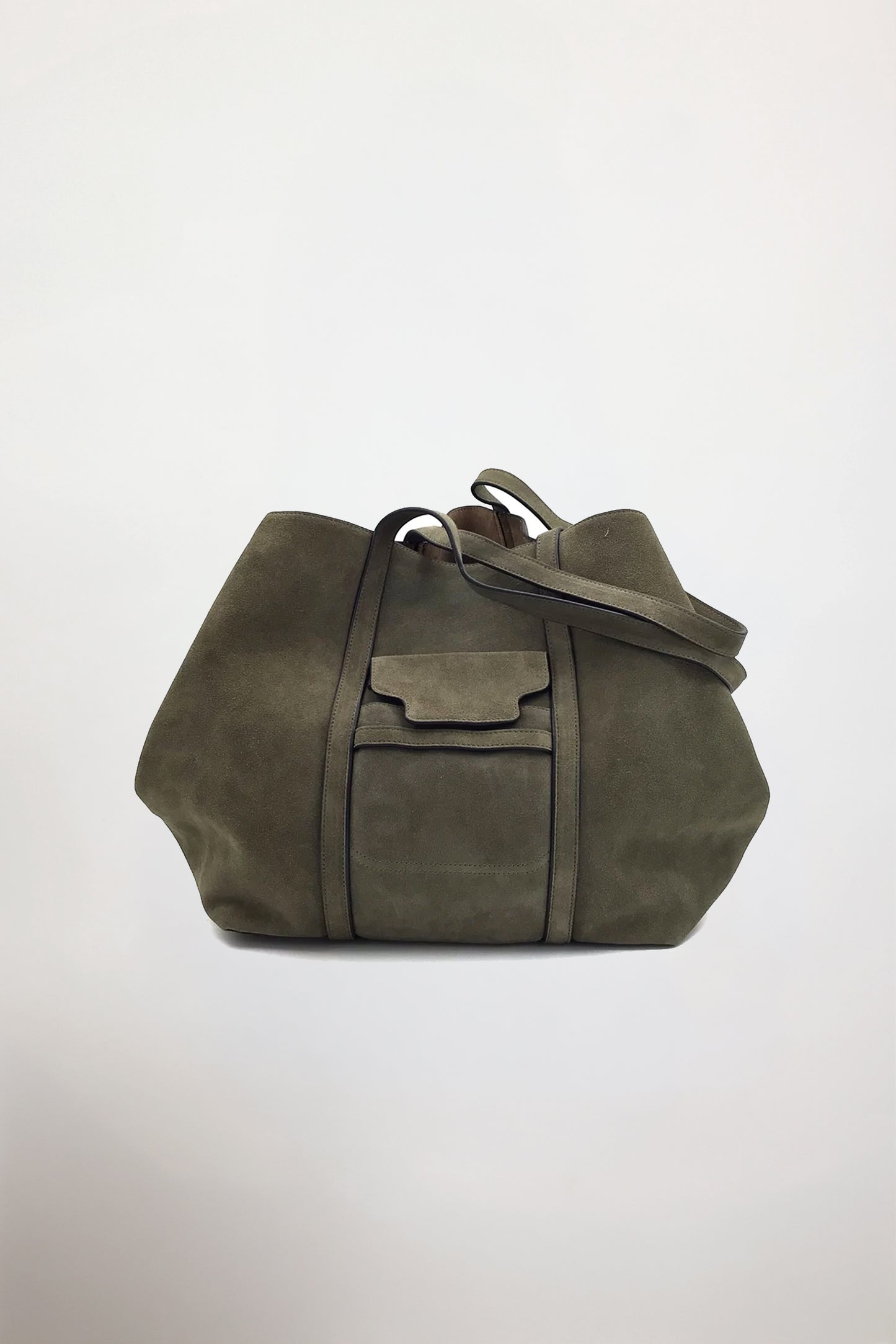 SHOPPING BAG SAGE GREEN
