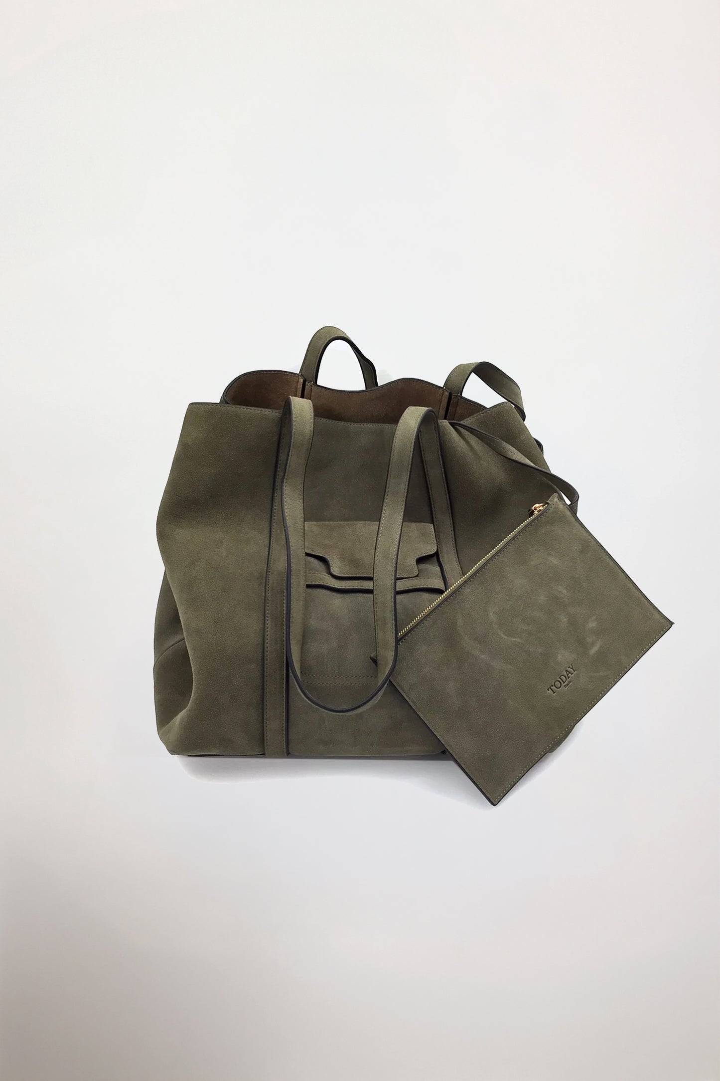SHOPPING BAG SAGE GREEN