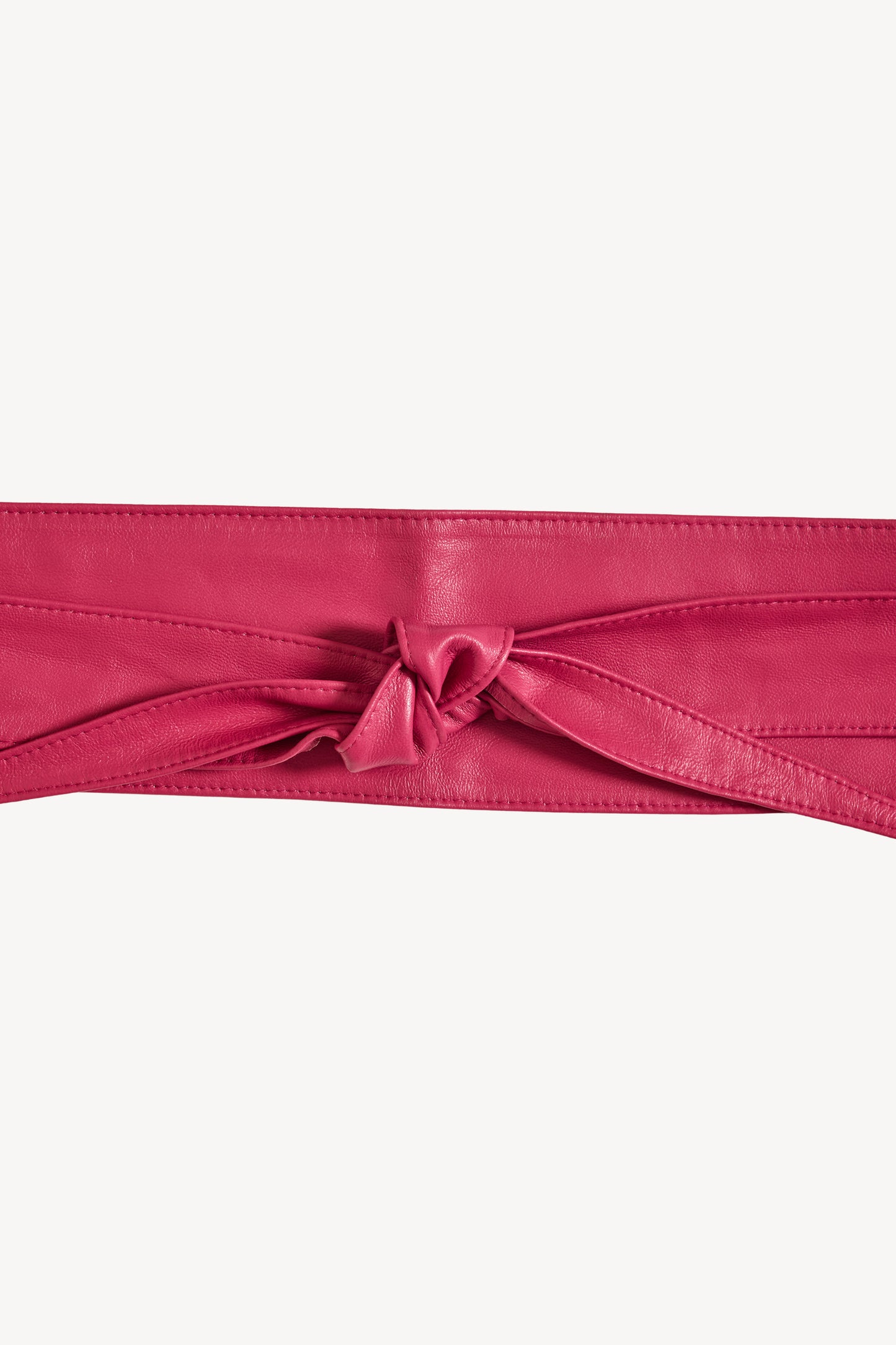 CEINTURE EN CUIR FUXIA