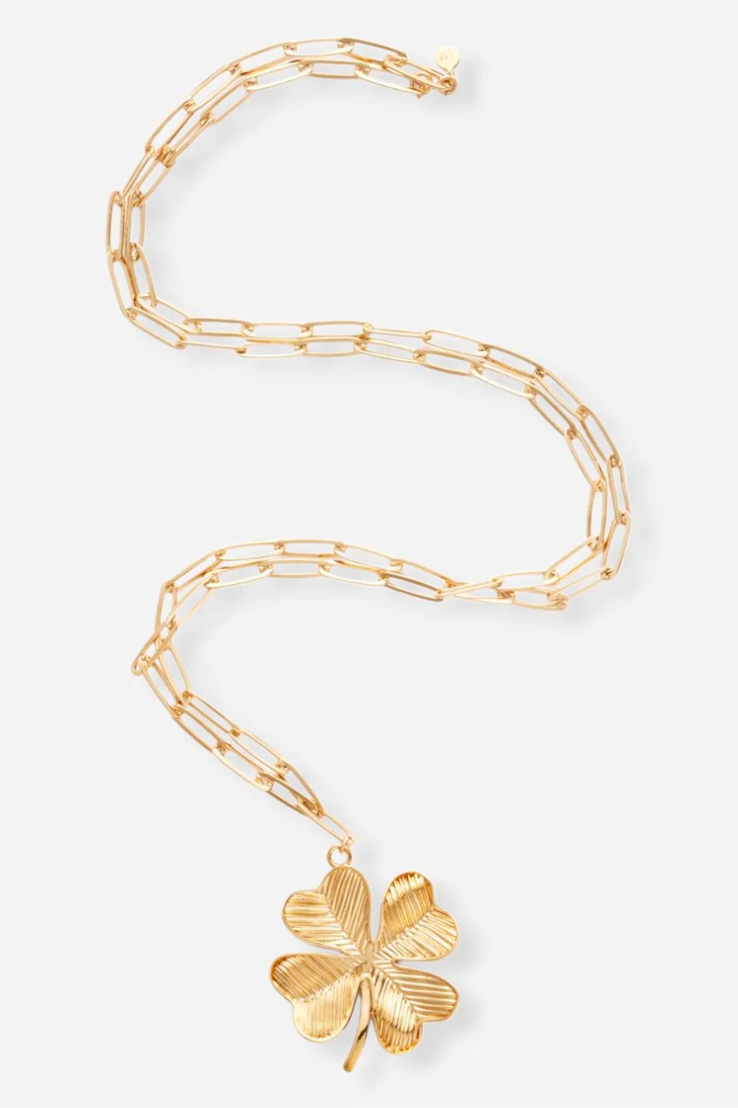 SHARMROCK NECKLACE GOLD