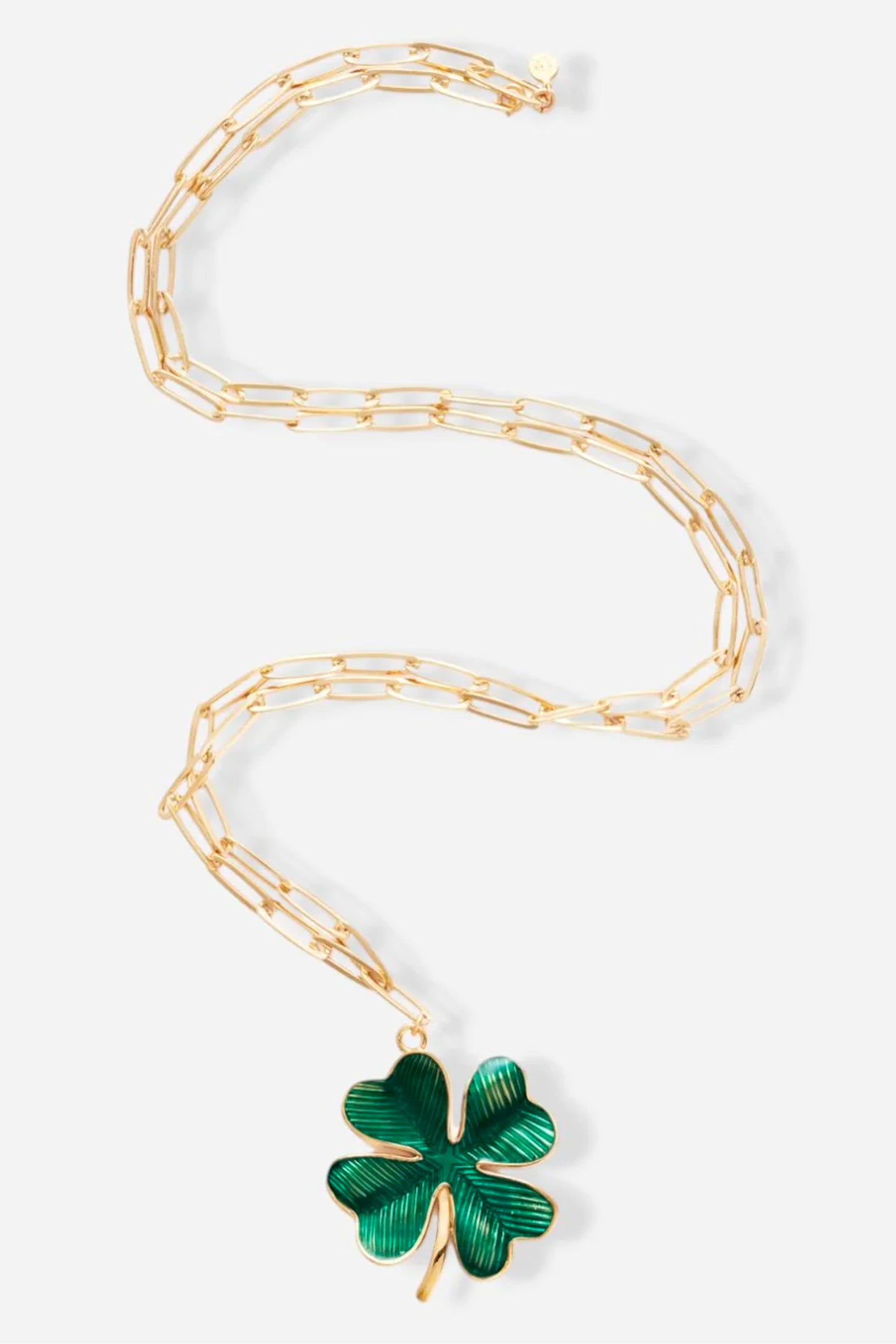SHARMROCK NECKLACE GREEN