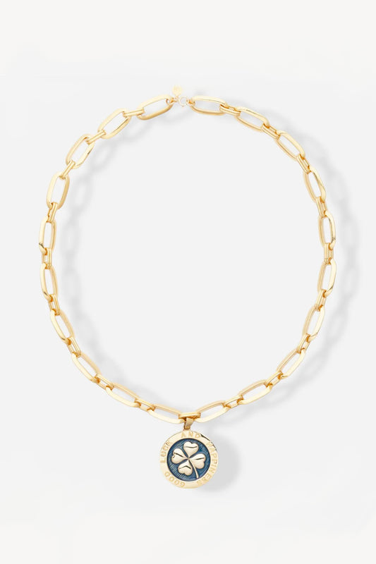 MÉDAILLE TREFLE BLEU