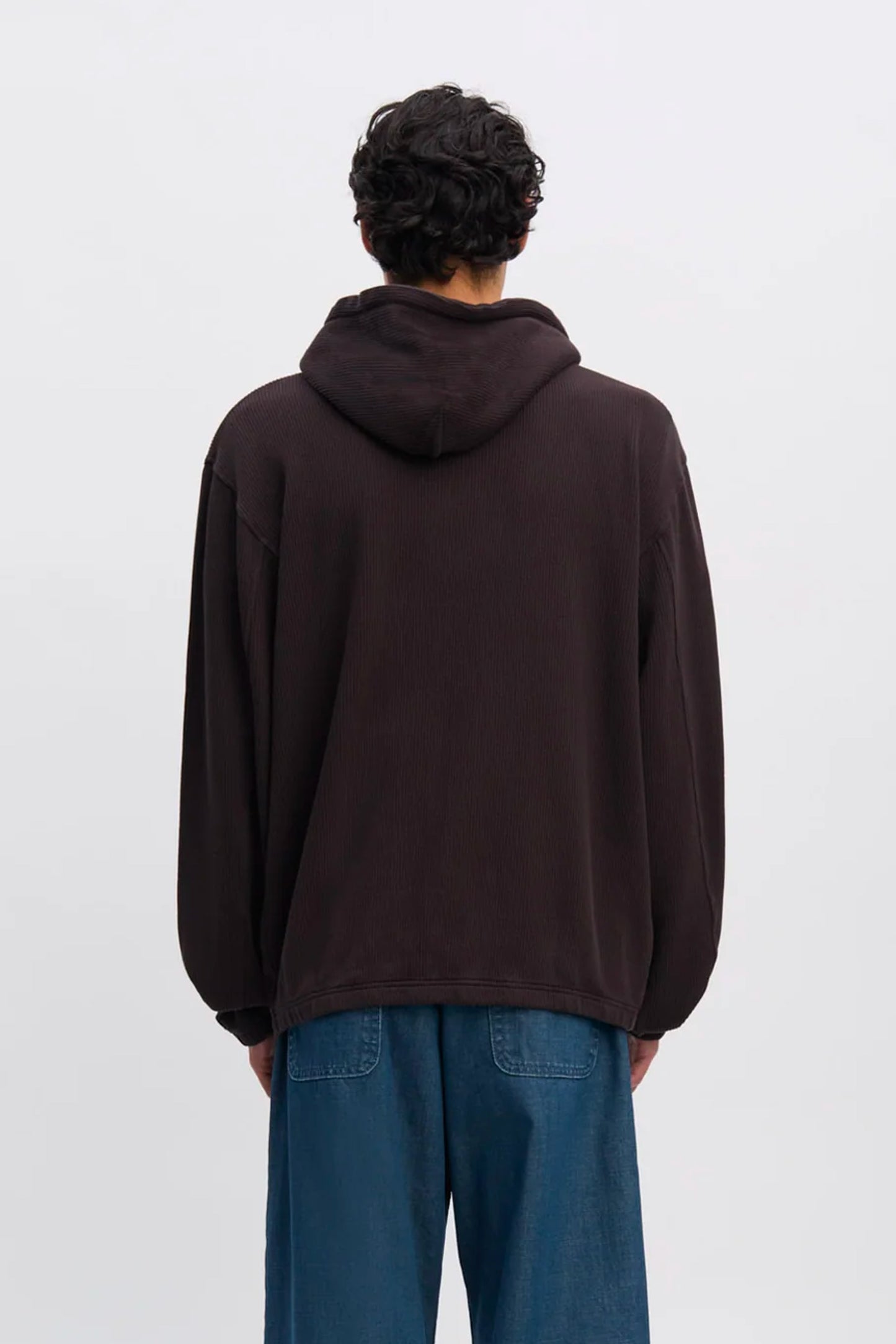 HOODED CARDIGAN CHOCOLATE