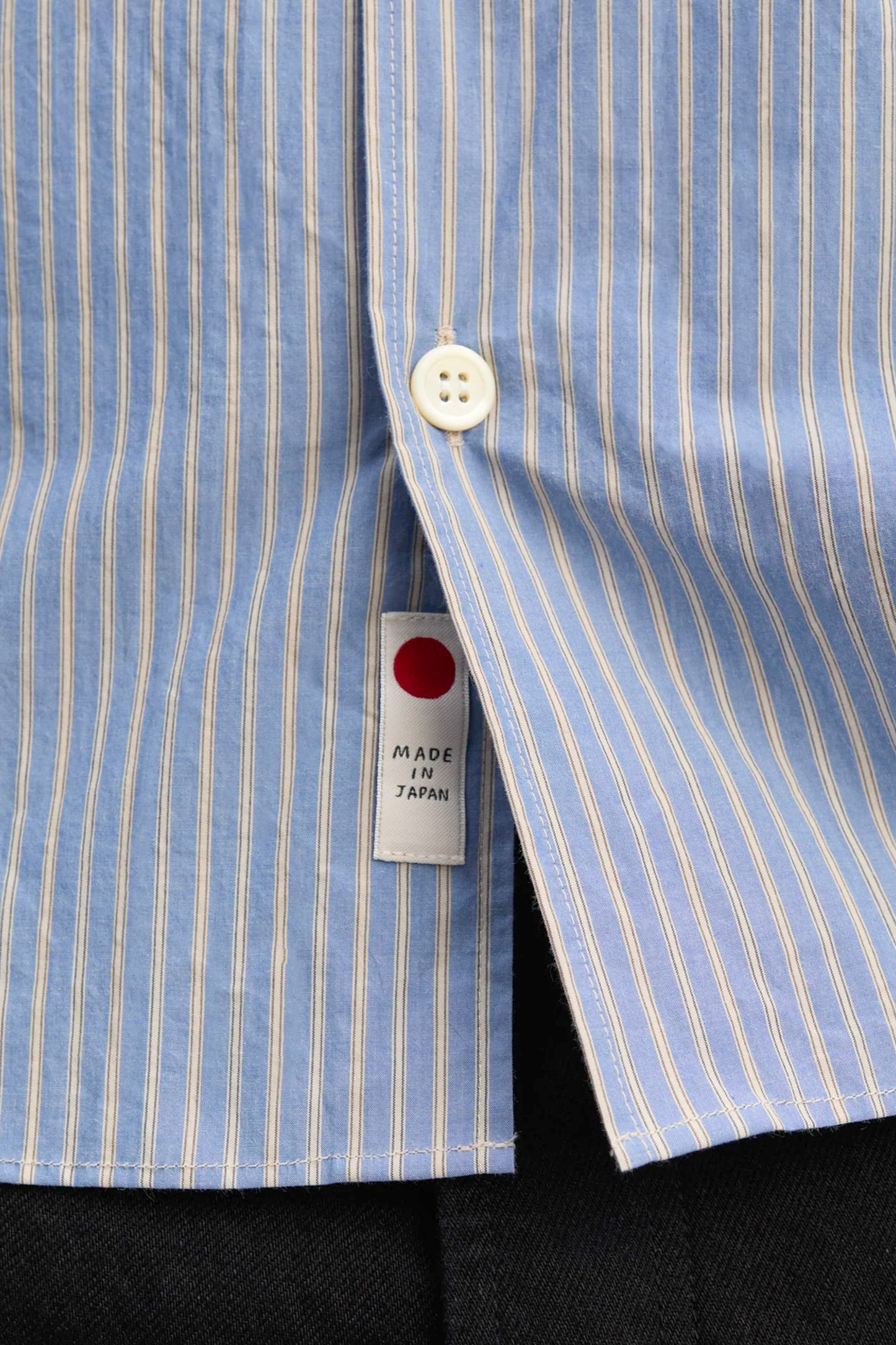 CHEMISE EN POPELINE BLEUE