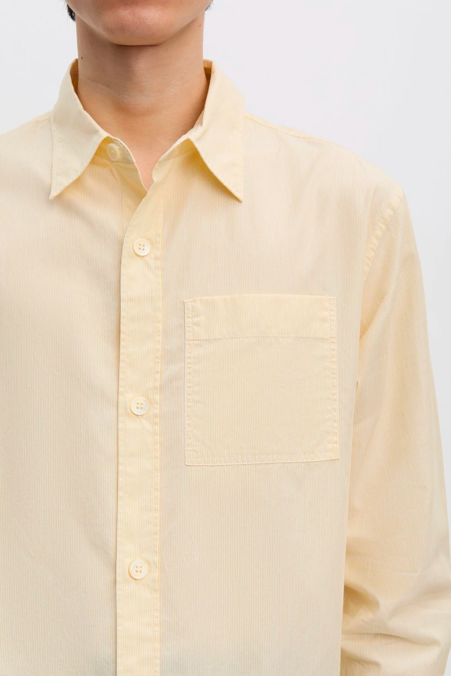 POPLIN SHIRT YELLOW