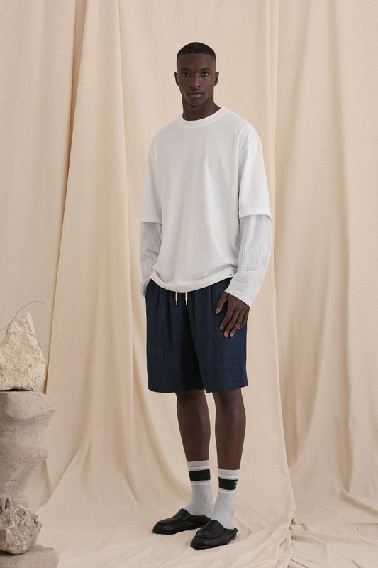 T-SHIRT BIMATIÈRE BLANC
