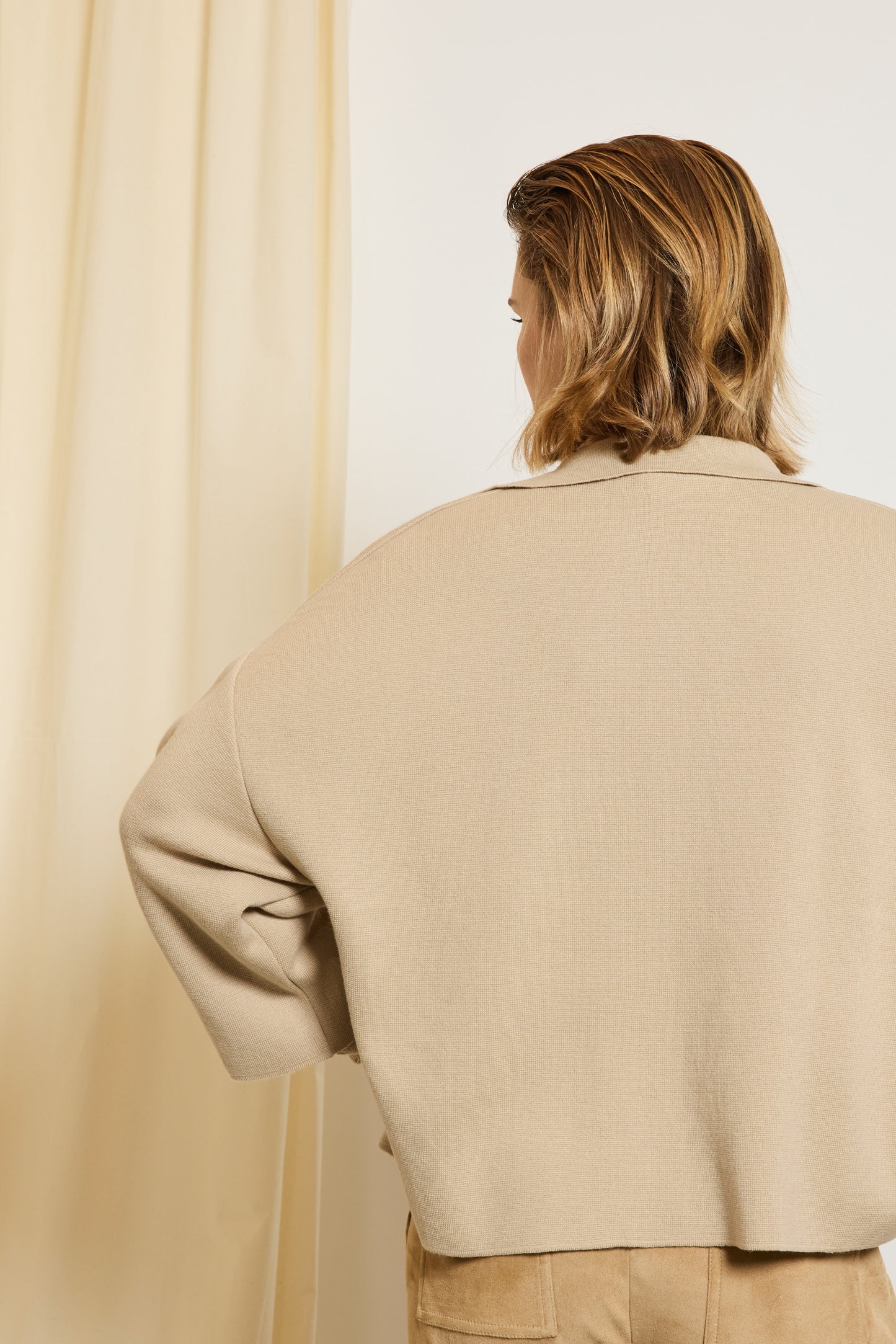VESTE PUNTO MILANO BEIGE