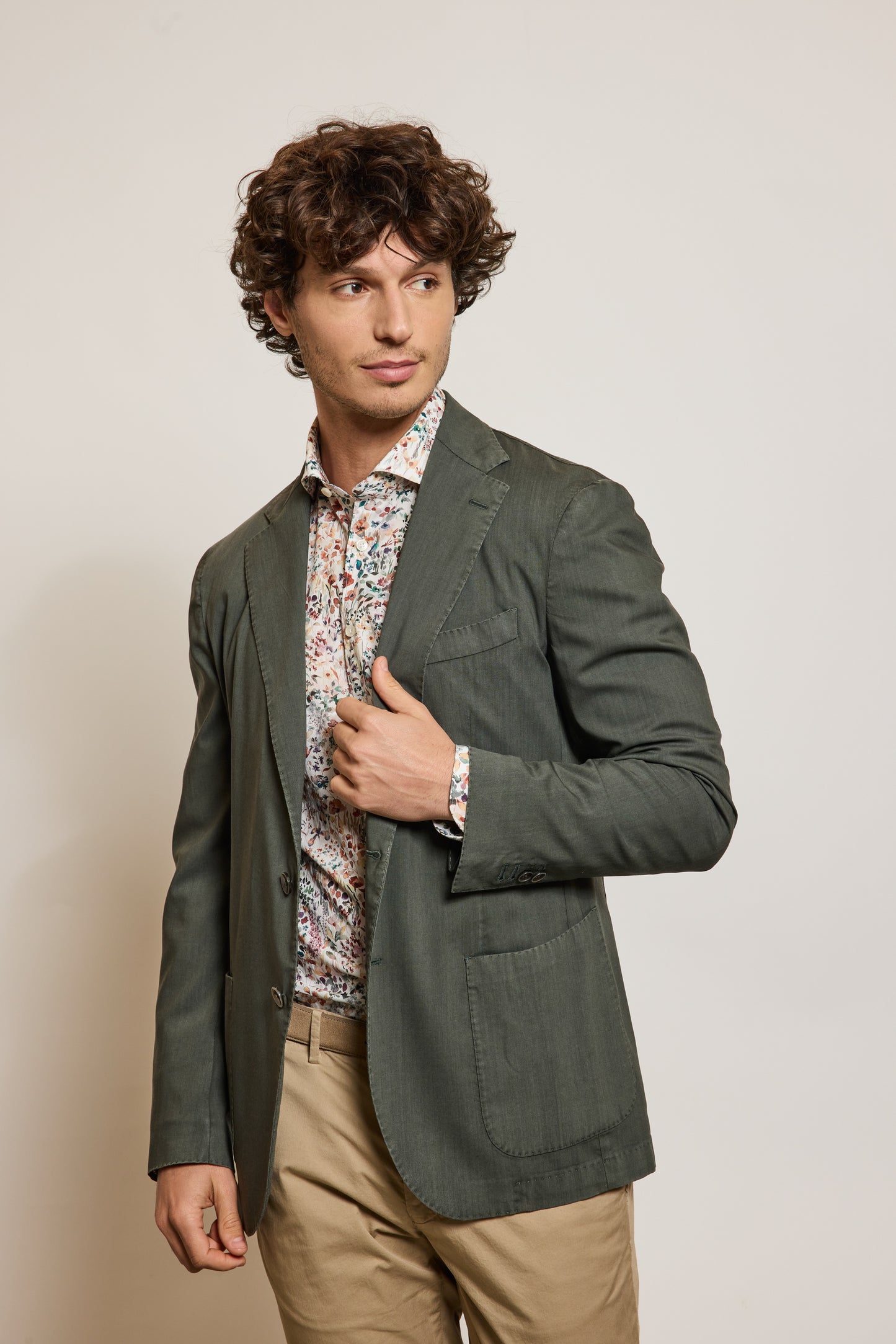 VESTE LAINE FROIDE VERT FORET