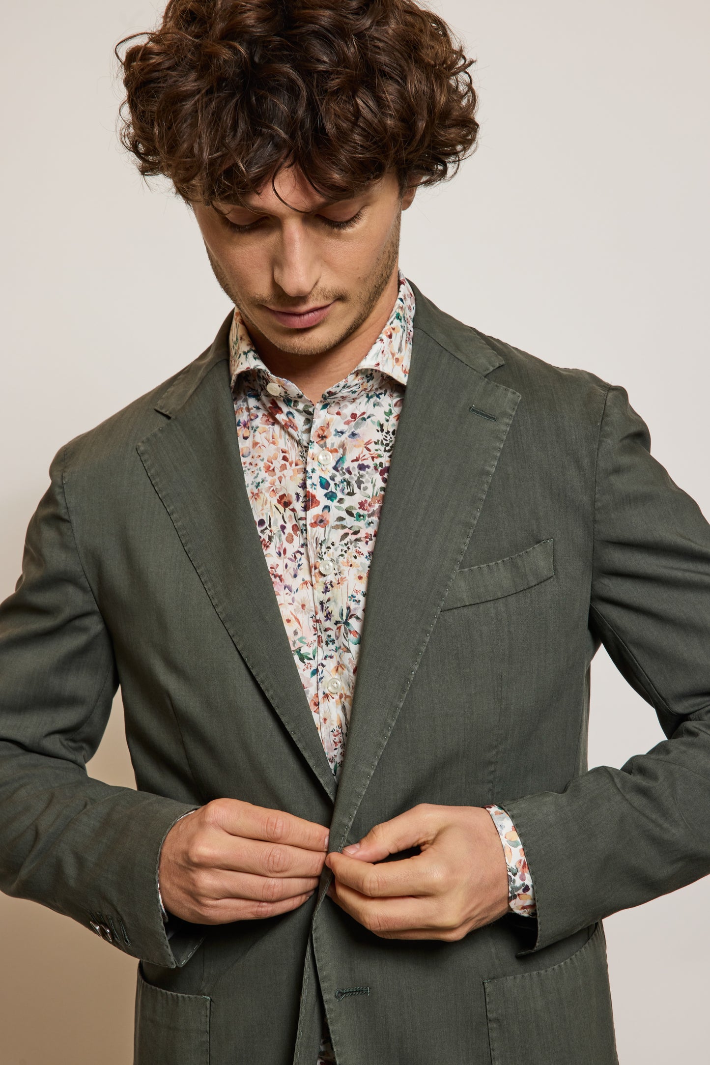 VESTE LAINE FROIDE VERT FORET