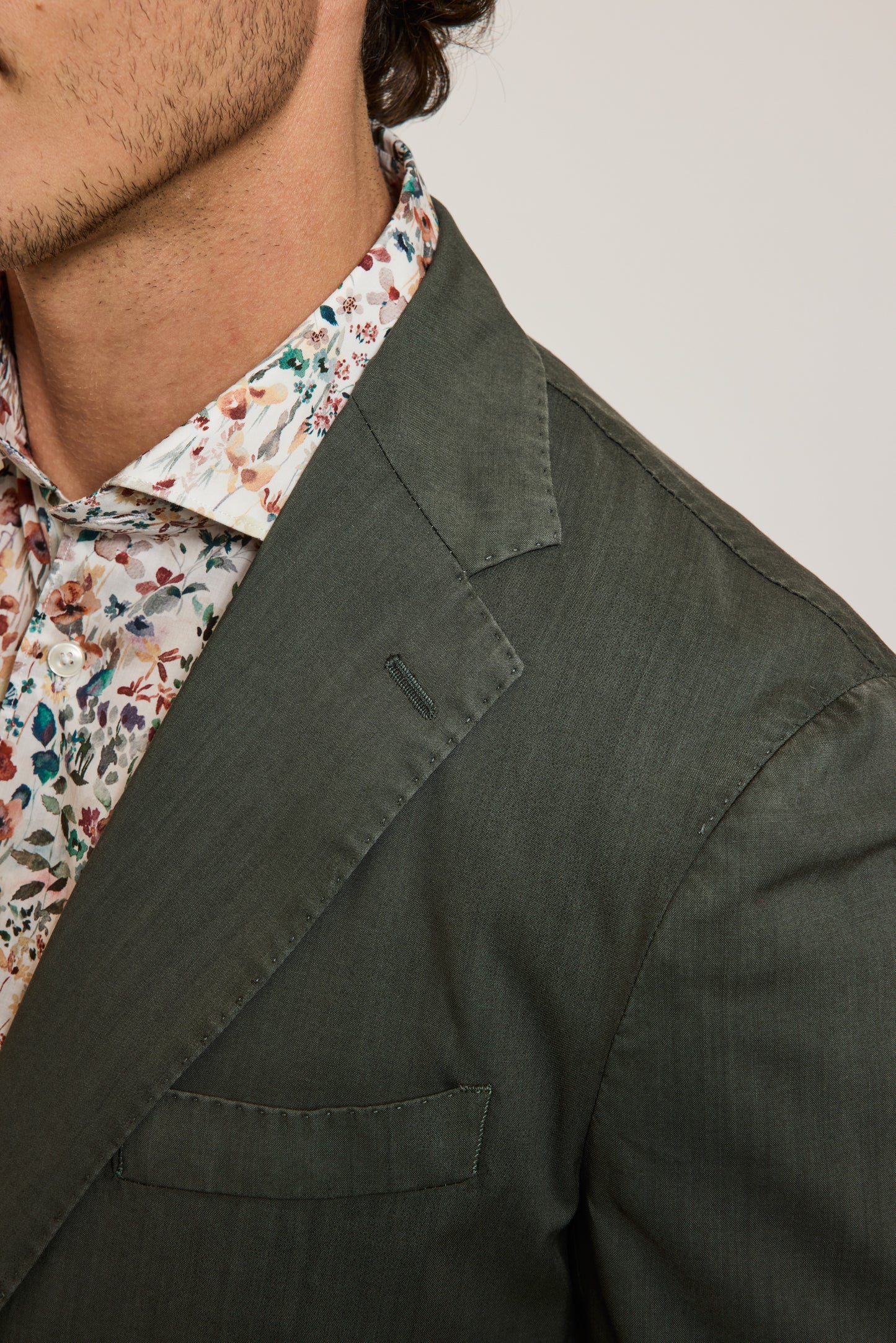 VESTE LAINE FROIDE VERT FORET