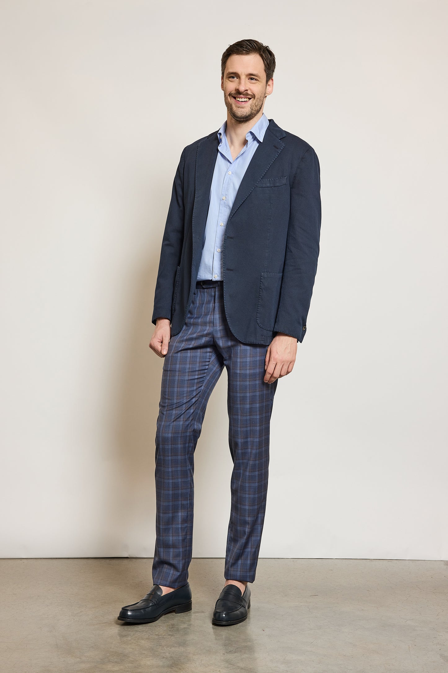 VESTE EN COTON MARINE