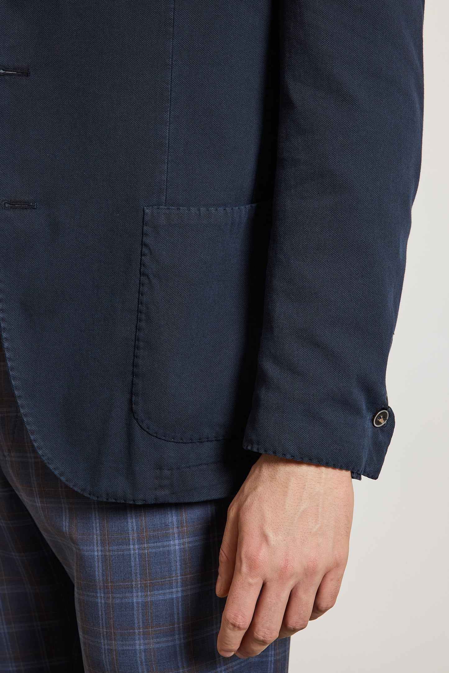 VESTE EN COTON MARINE