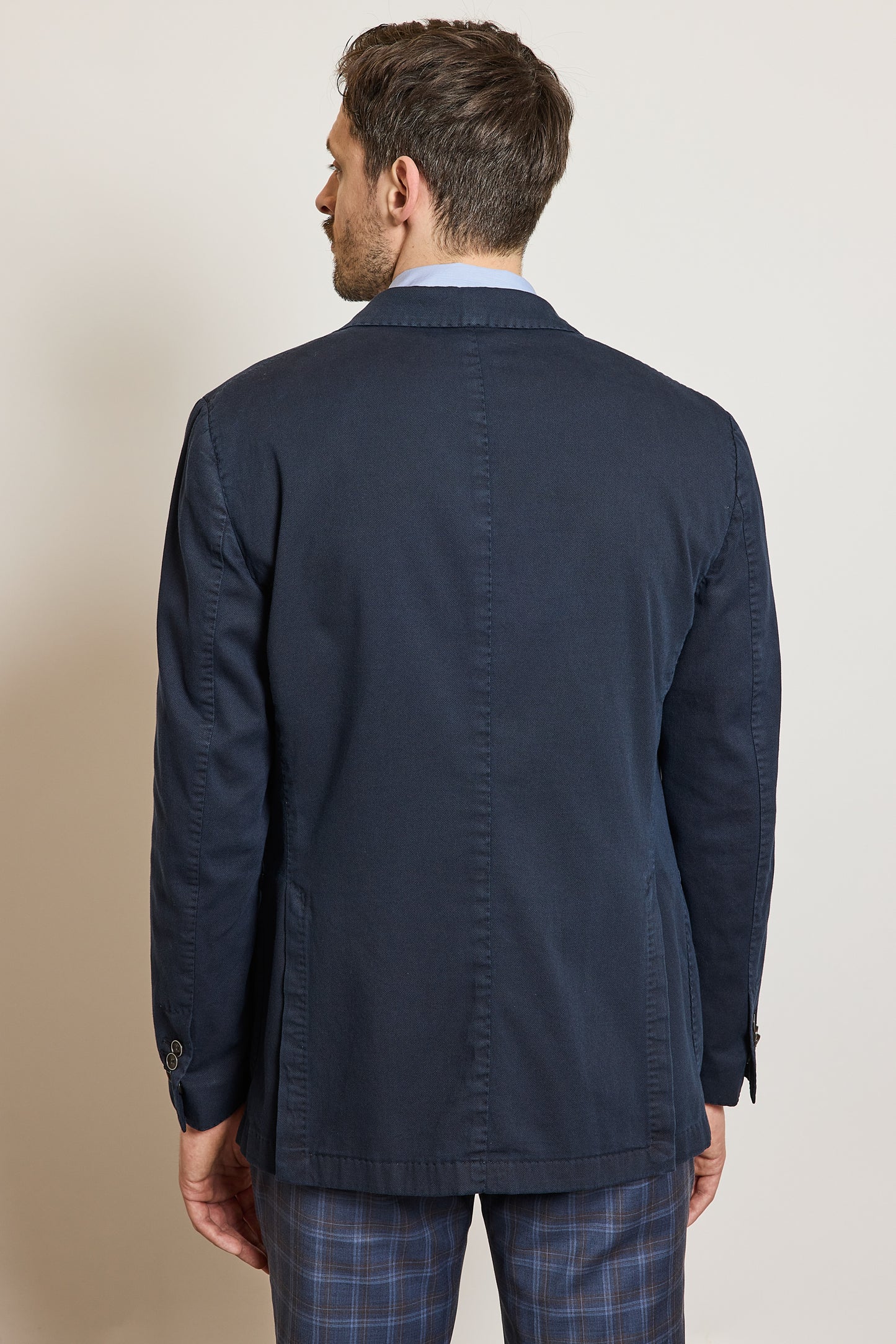 VESTE EN COTON MARINE