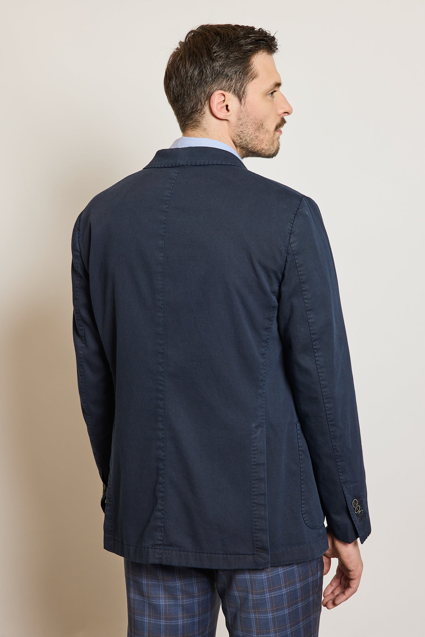 VESTE EN COTON MARINE