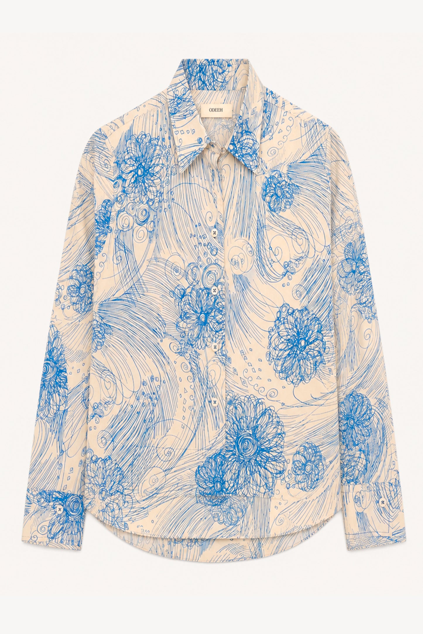 SCRIBBLES SHIRT BLUE