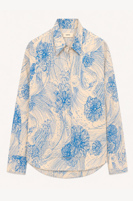 CHEMISE GRIBOUILLIS BLEUE