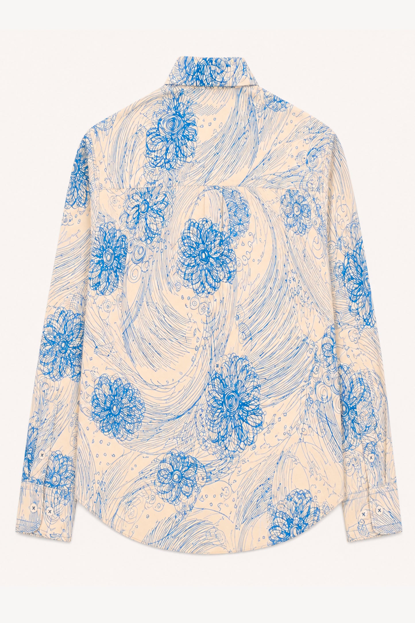SCRIBBLES SHIRT BLUE