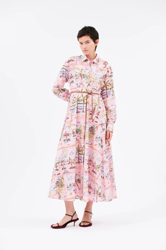 REMINI DRESS PINK