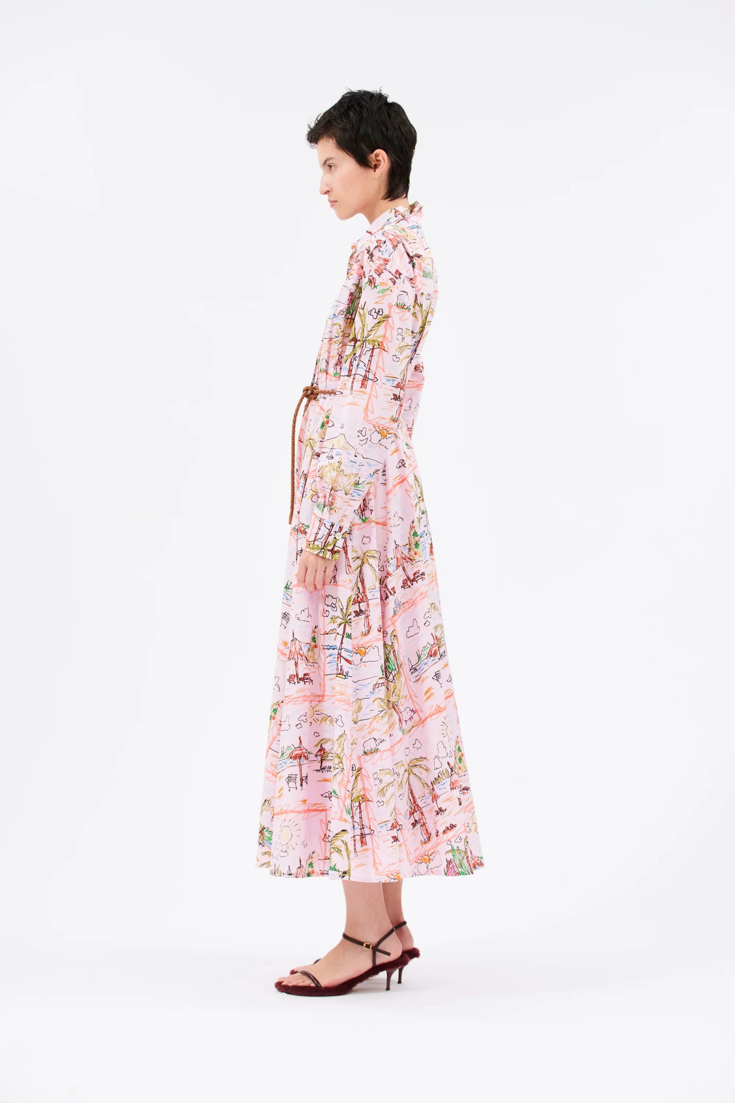 REMINI DRESS PINK