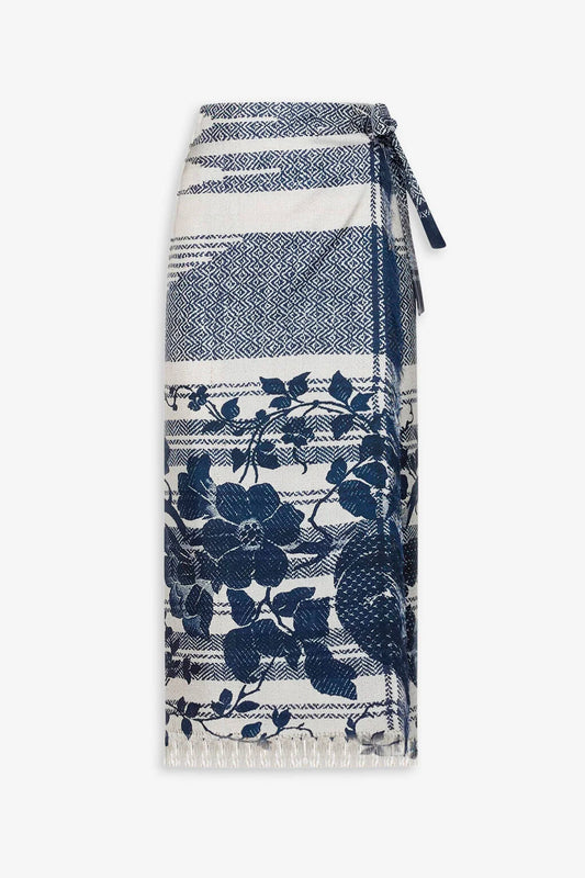 JUPE PARÉO BLEUE
