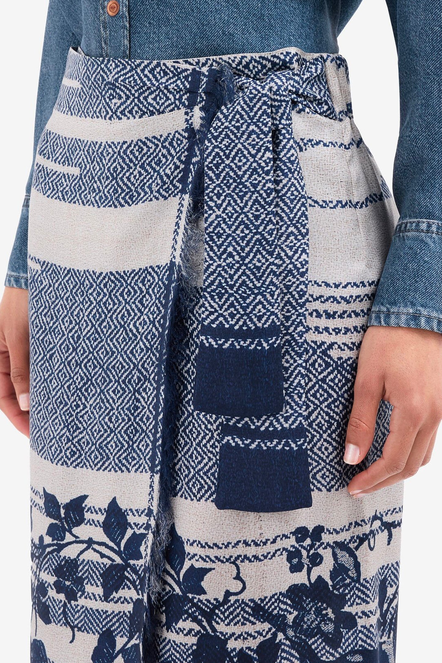 PAREO SKIRT BLUE