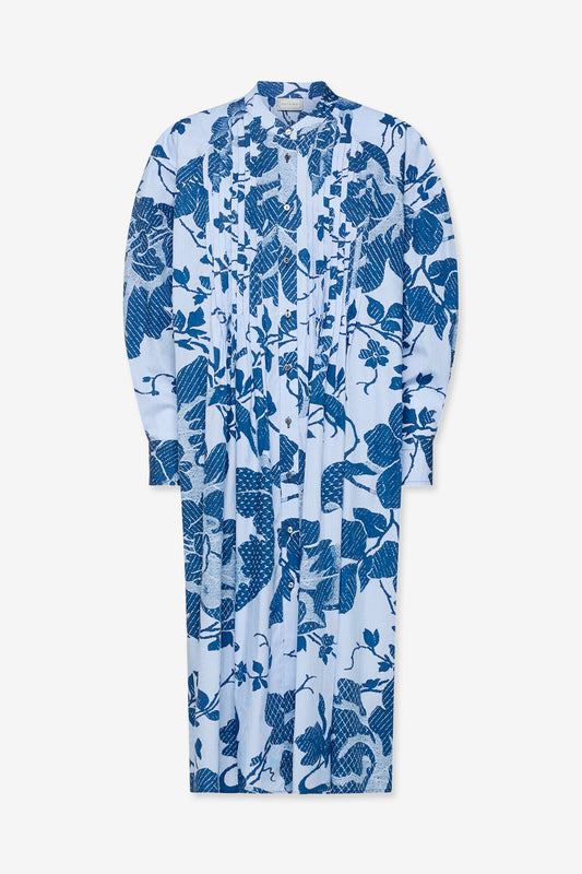 ROBE PLASTRON BLEUE