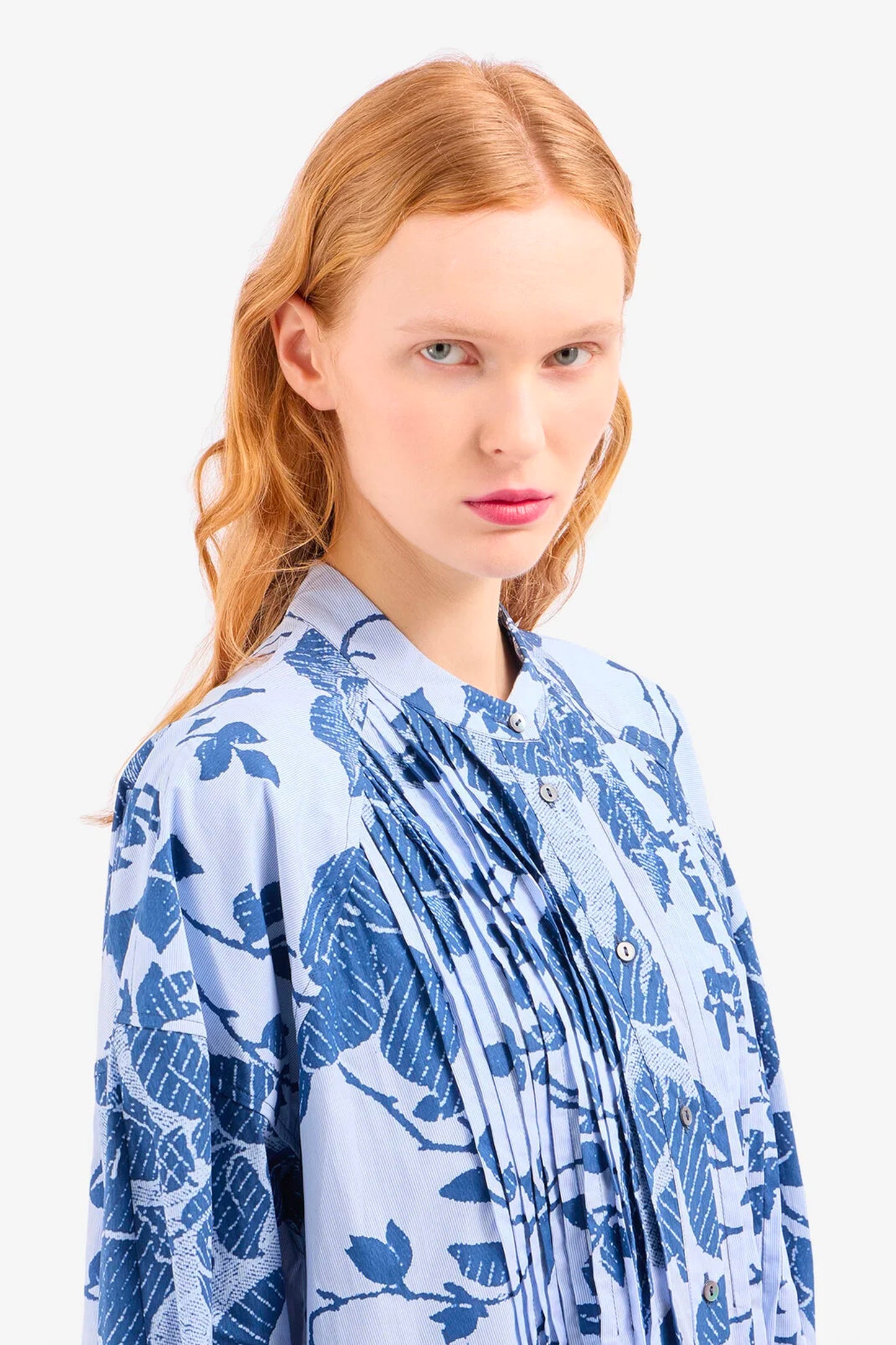 ROBE PLASTRON BLEUE